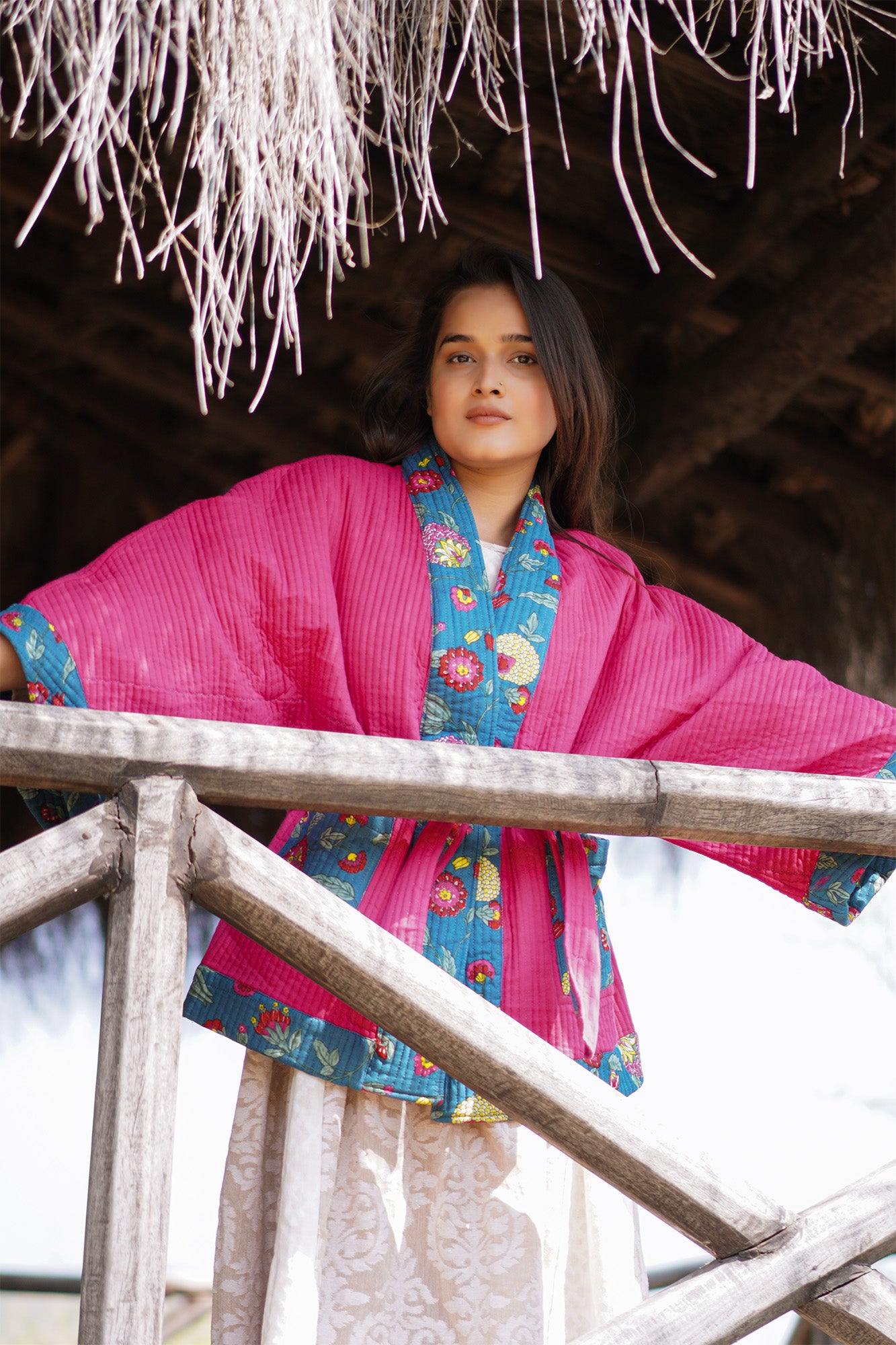 Print Veda Kimono Jacket