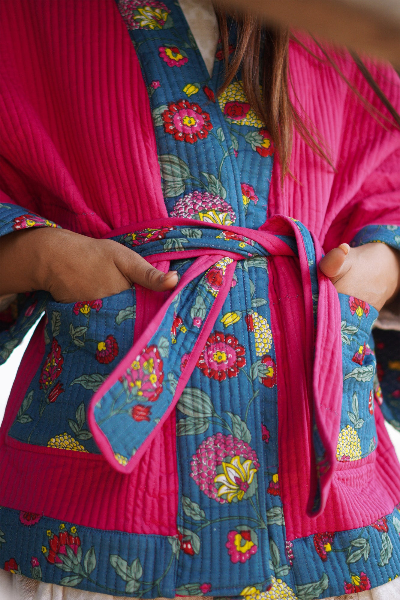 Print Veda Kimono Jacket