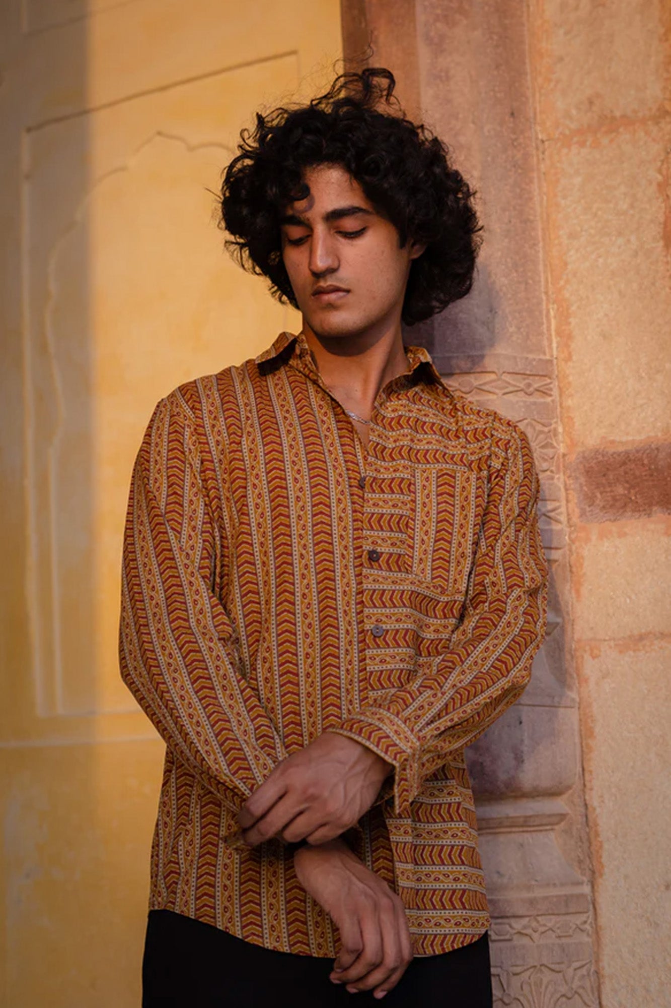 Maati Zigzag Full Sleeve Shirt
