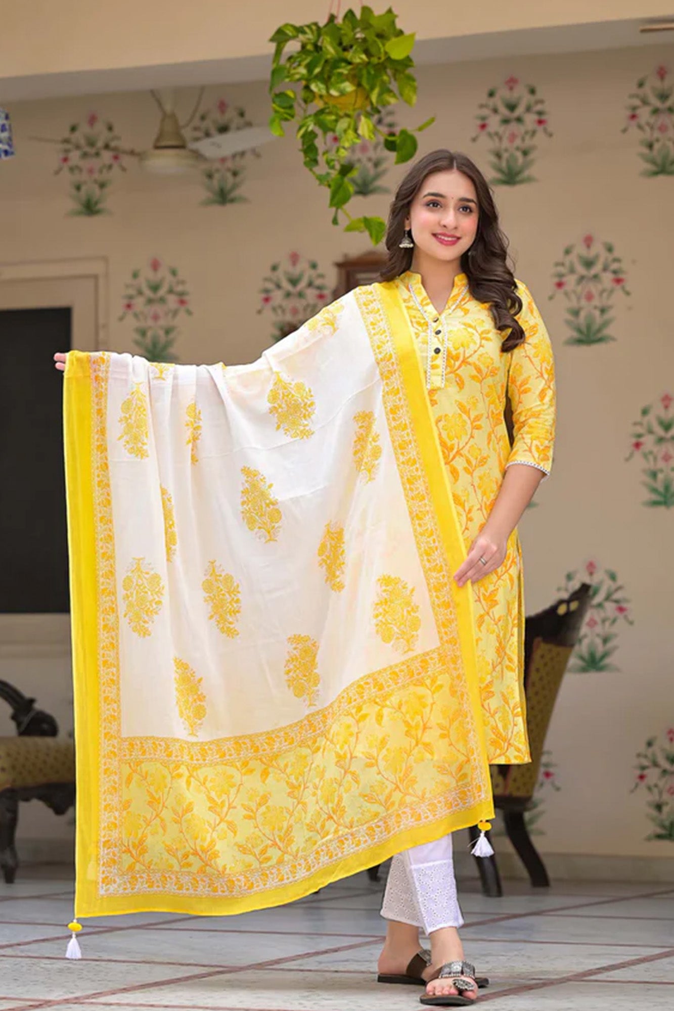 Suit Set of 3 Women Sunflower