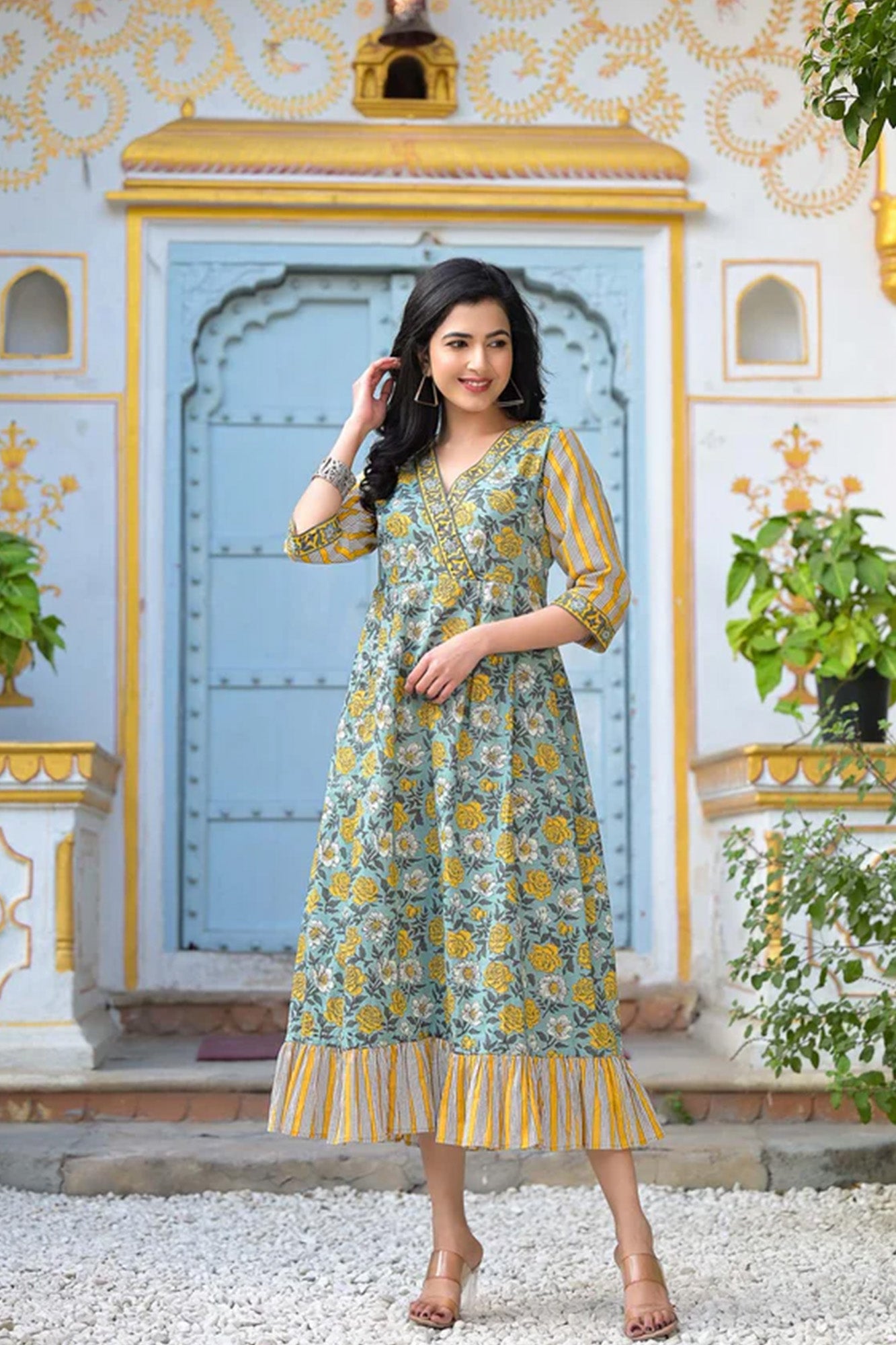 Dress Long Women Milano Green