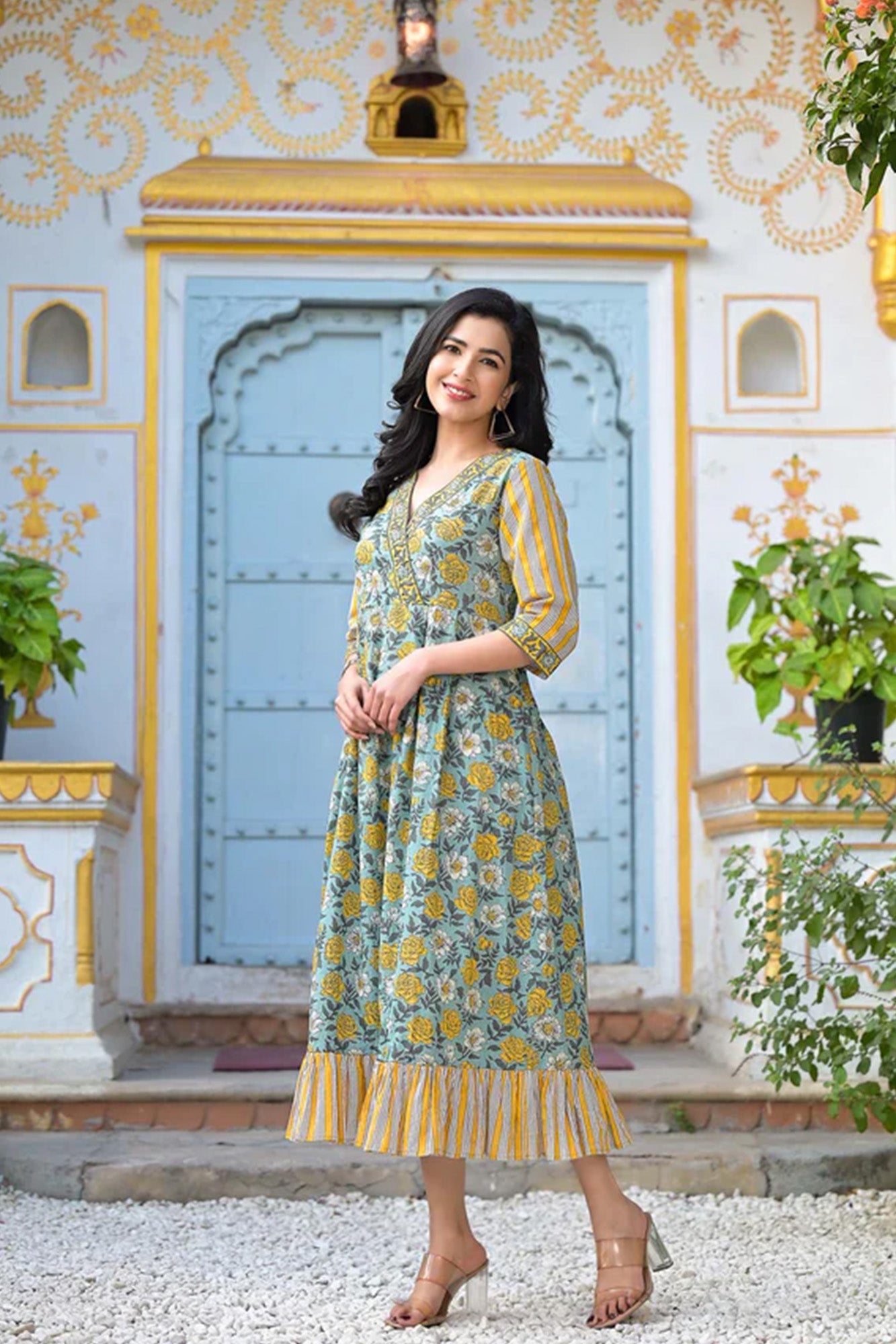 Dress Long Women Milano Green
