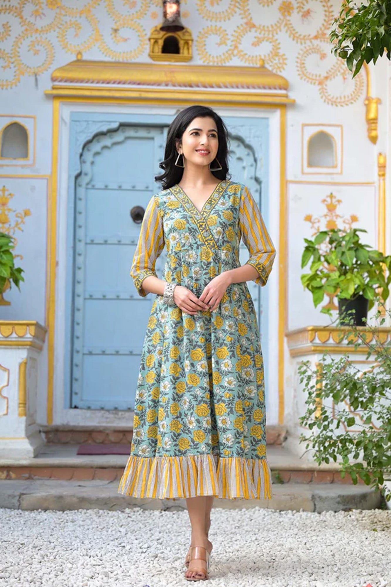 Dress Long Women Milano Green