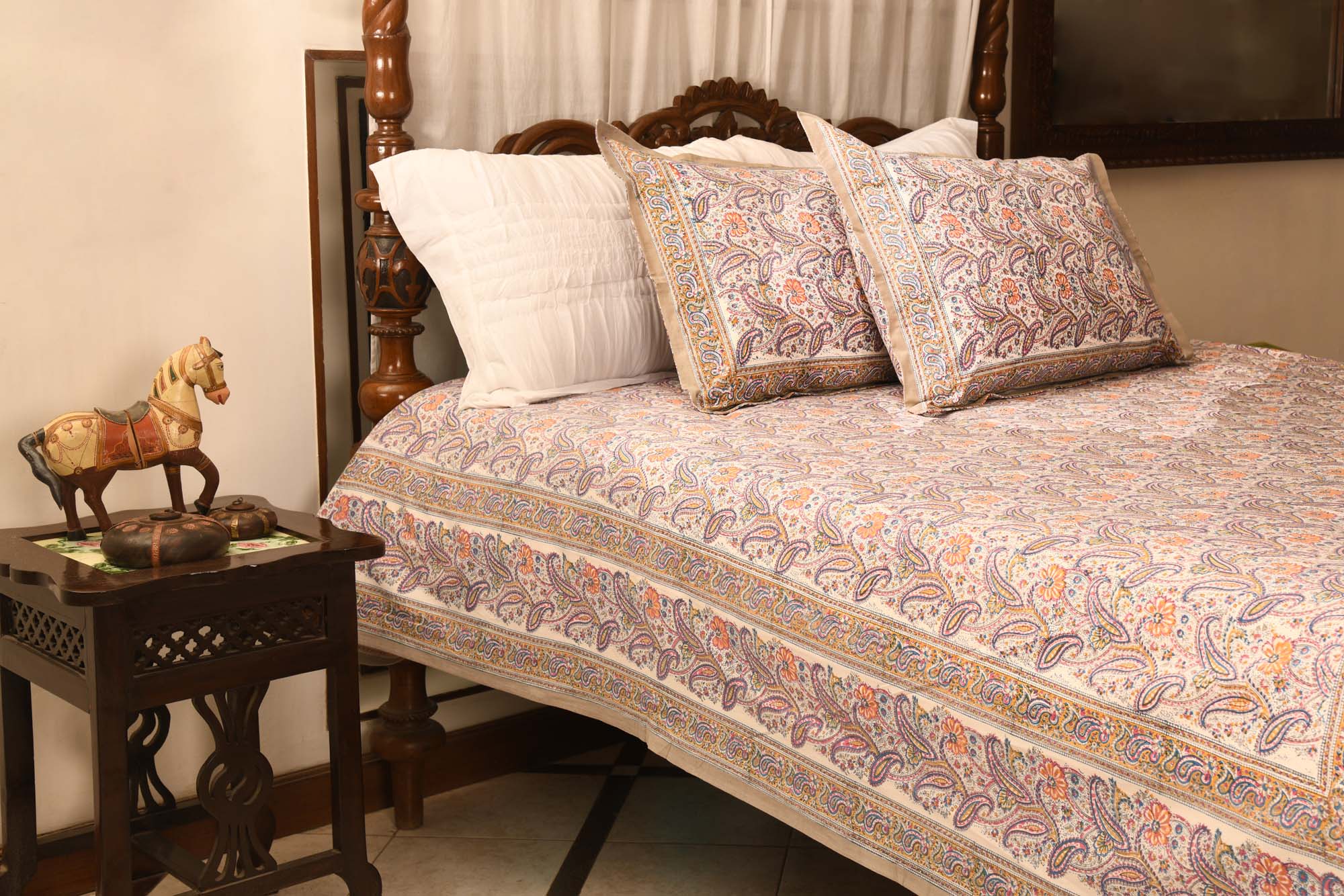 French Paisley Bedsheet