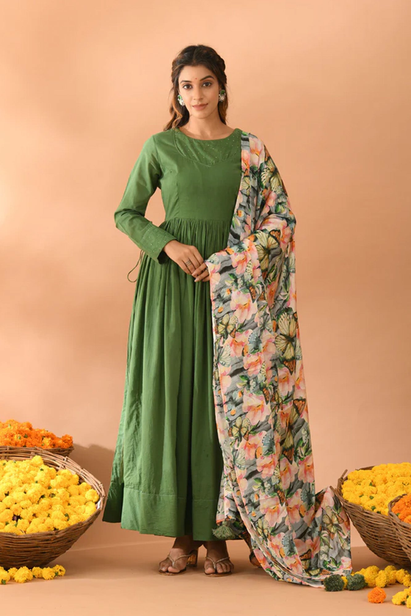 Envy Green Couture Suit Set