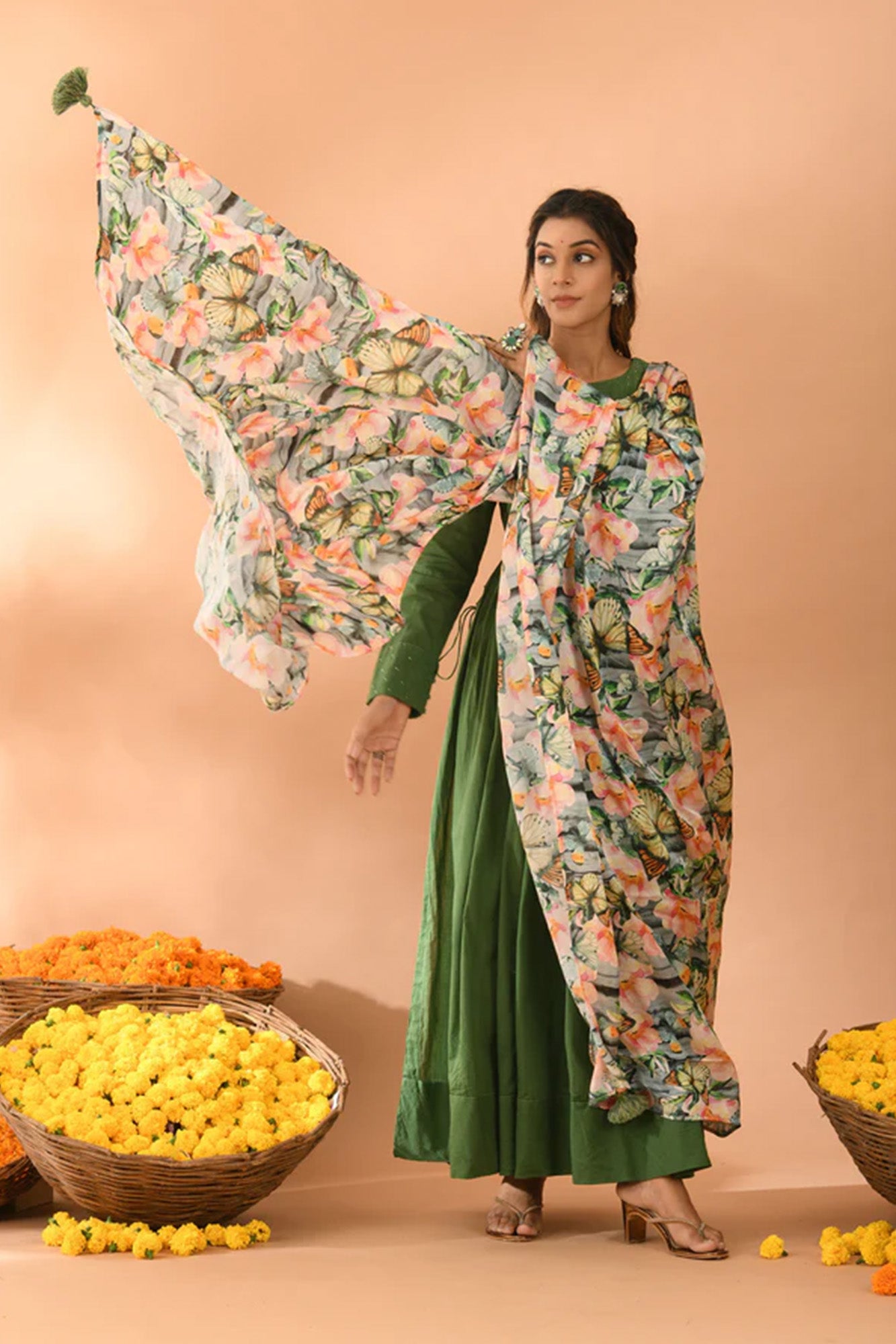 Envy Green Couture Suit Set