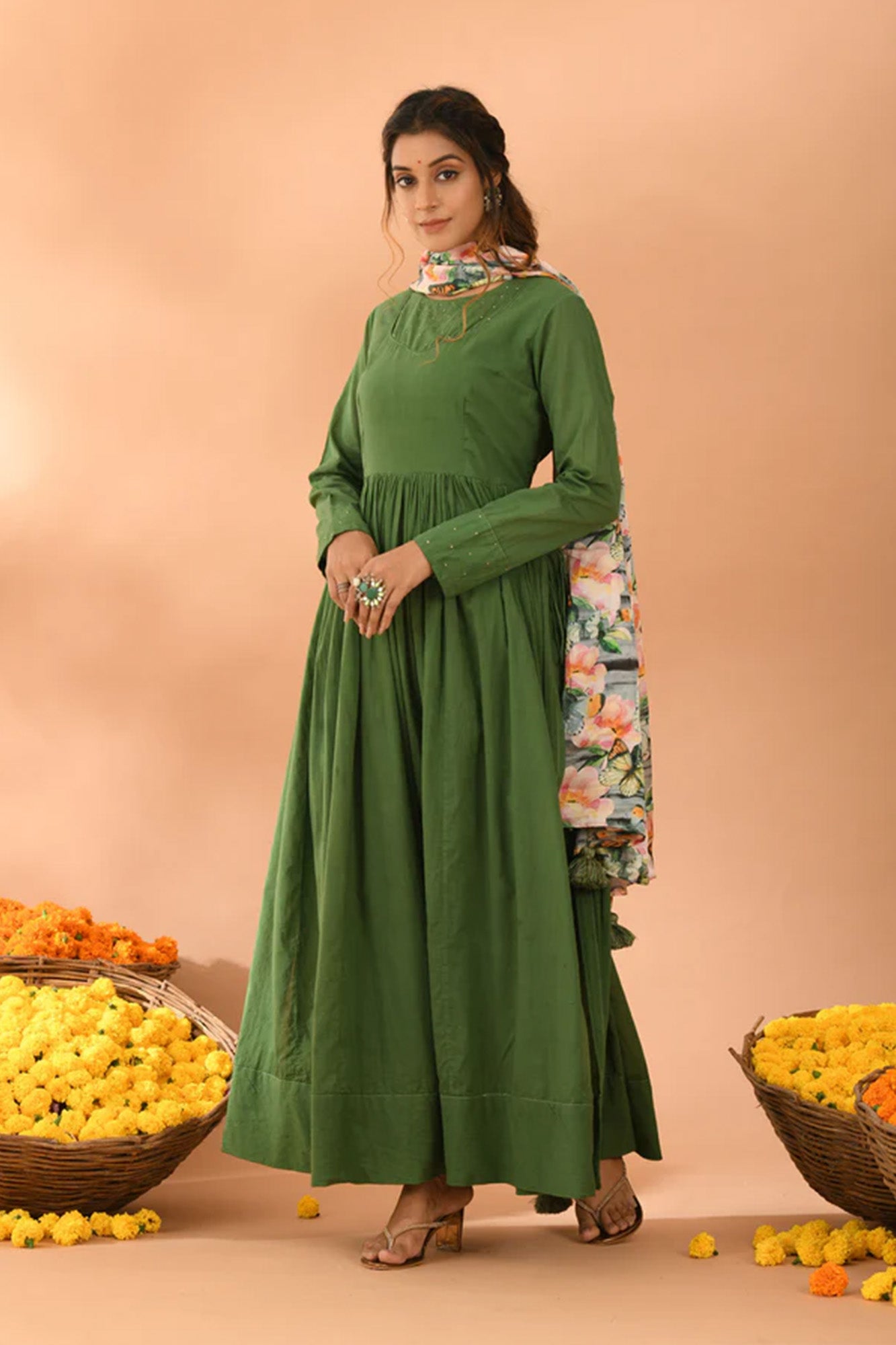 Envy Green Couture Suit Set