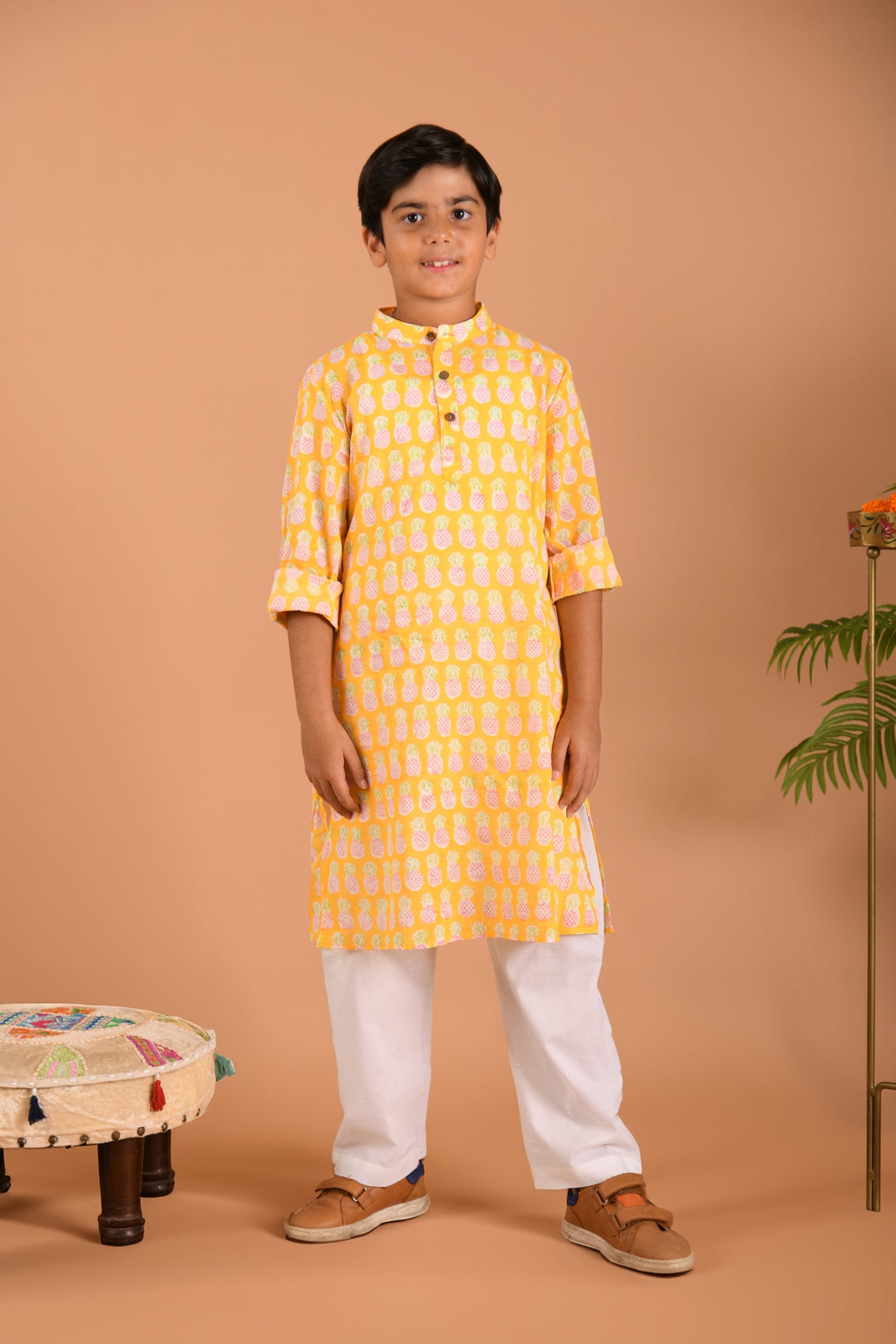 Golden Tropic Kurta