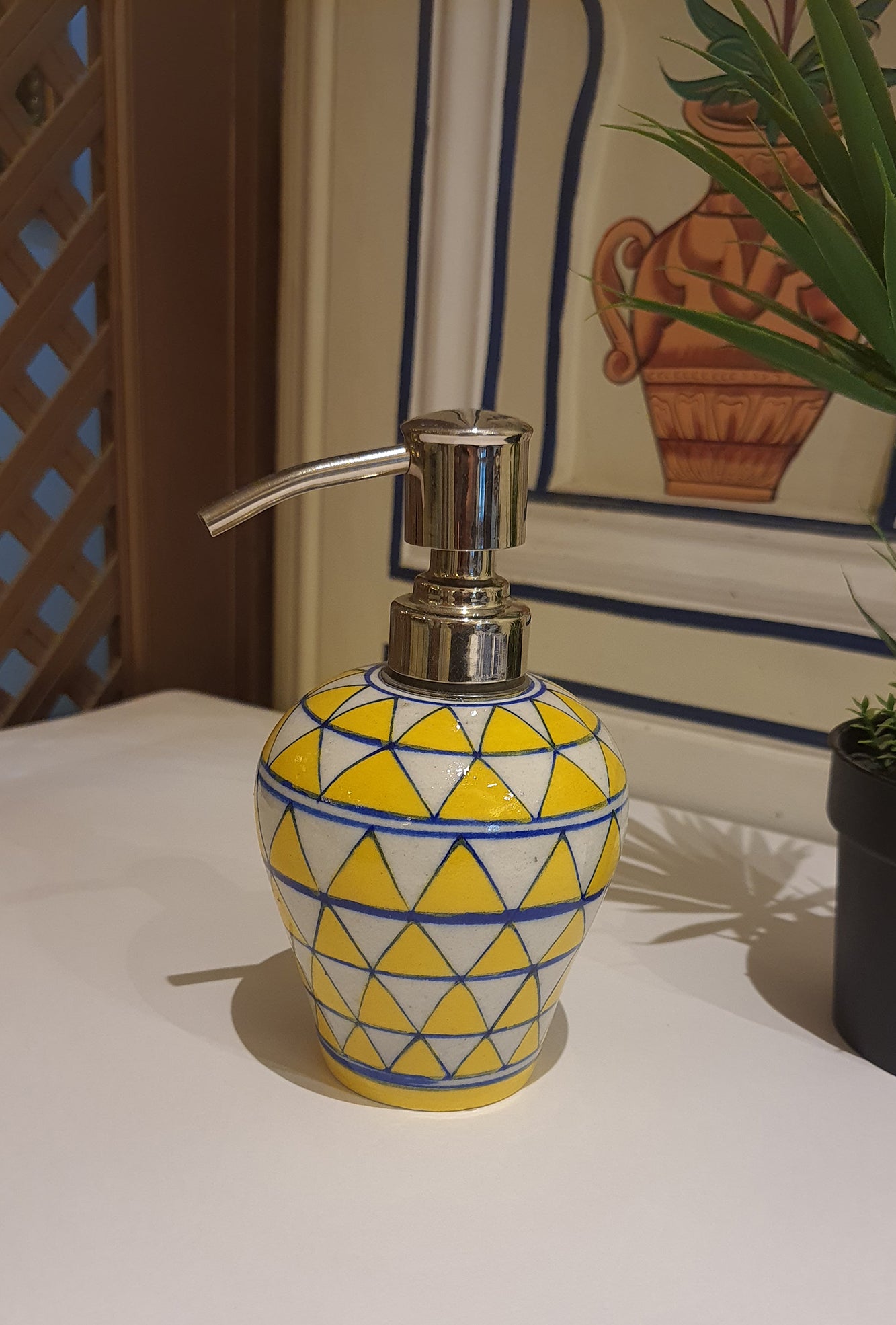 Dispencer Yellow Ceramic