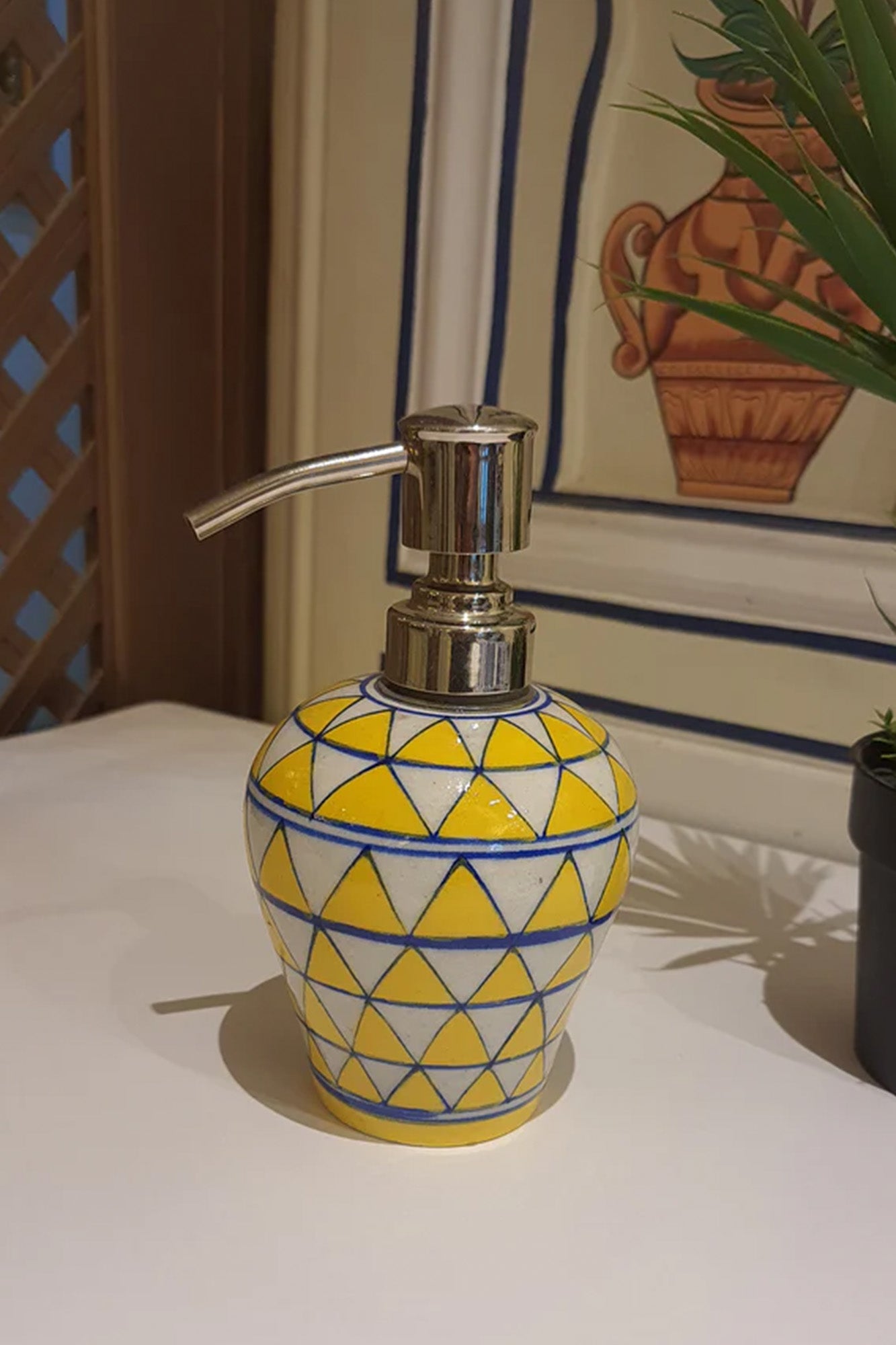 Dispencer Yellow Ceramic