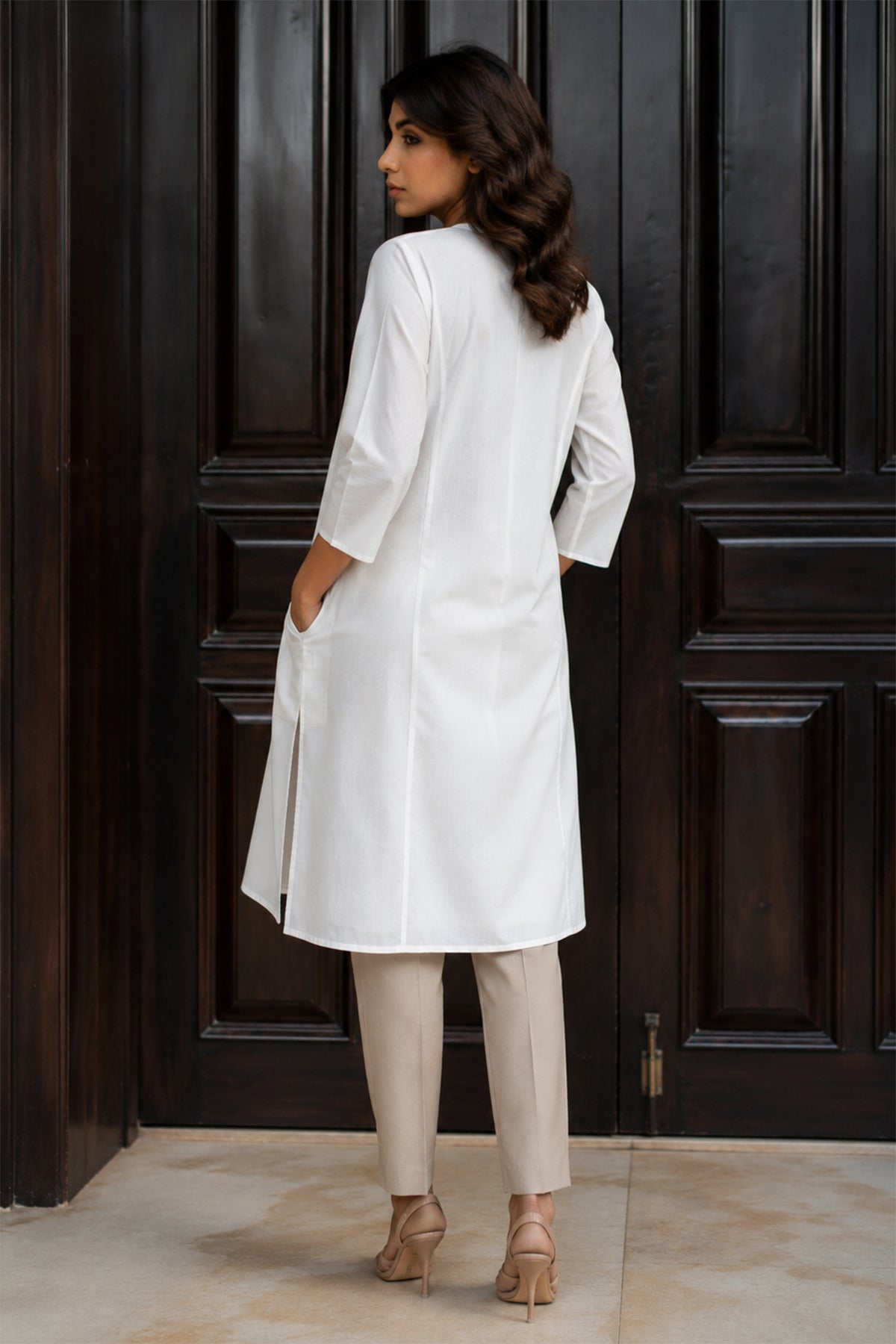 Kurta Long Women Gust White