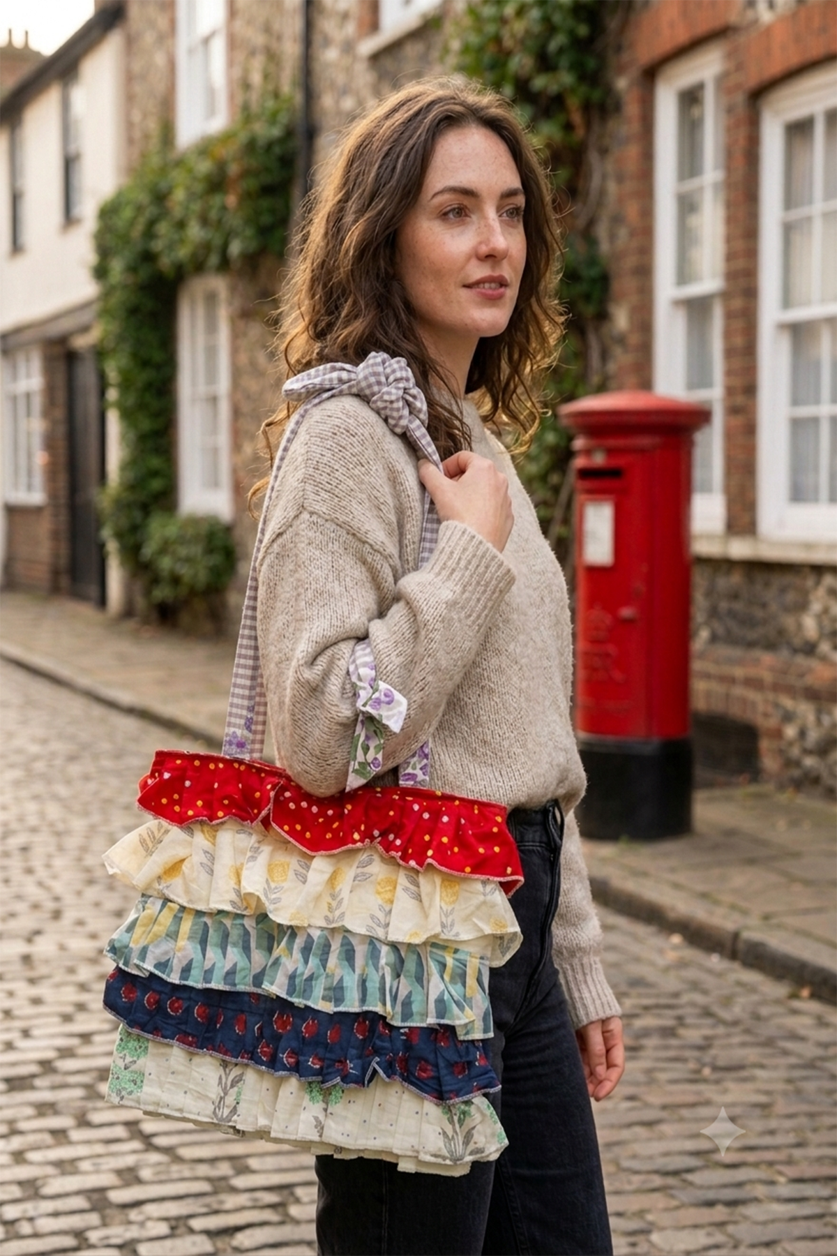 Multi Frill Tote Bag