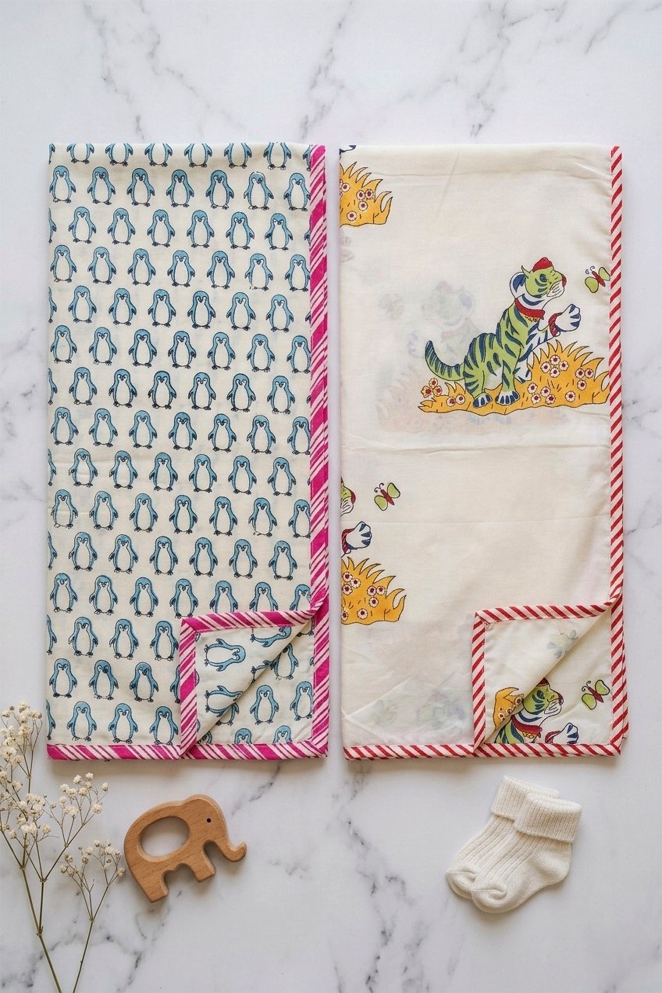 Wildlife Swaddle Pair