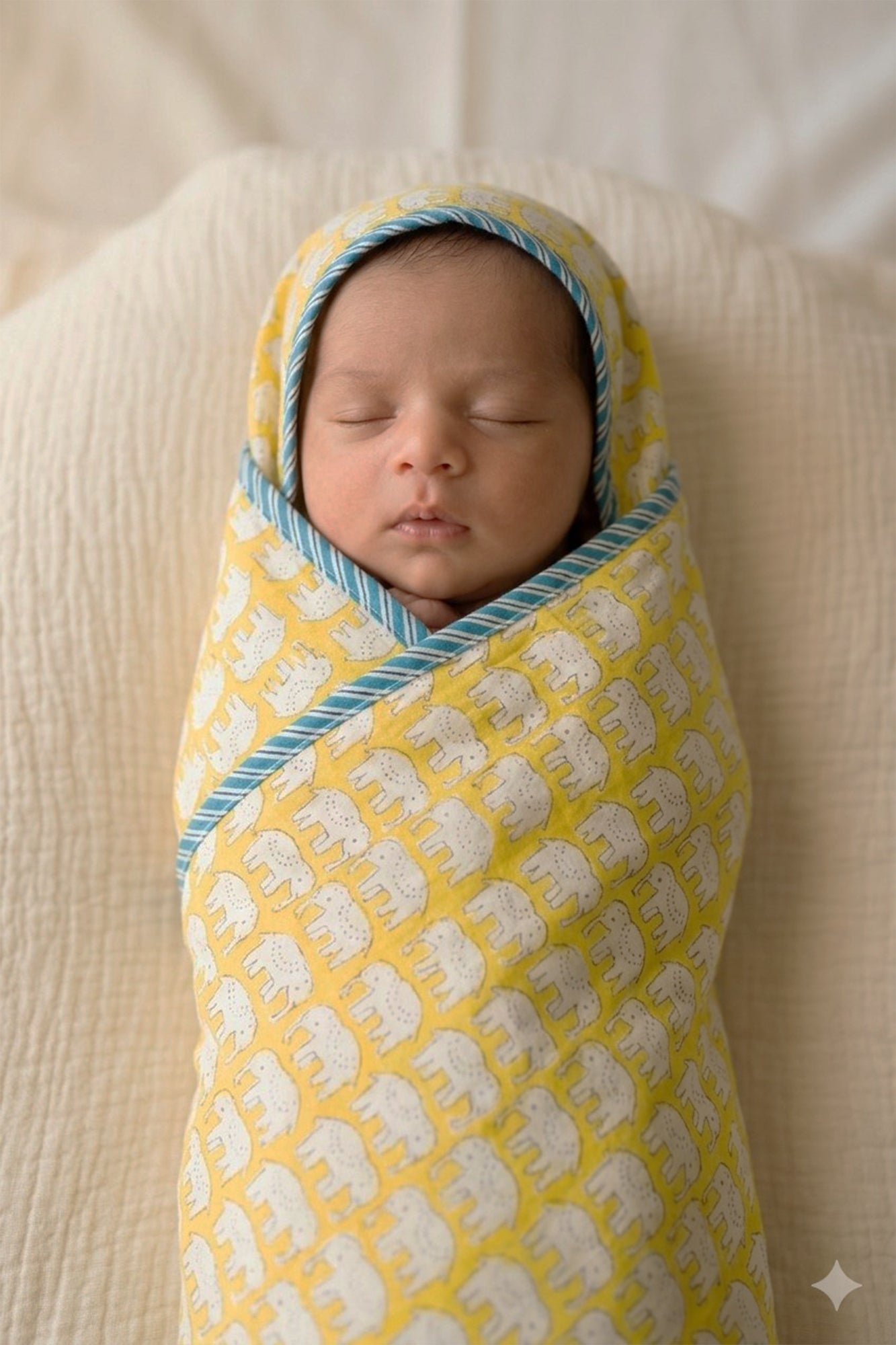 Tiny Trunky Swaddle Pair