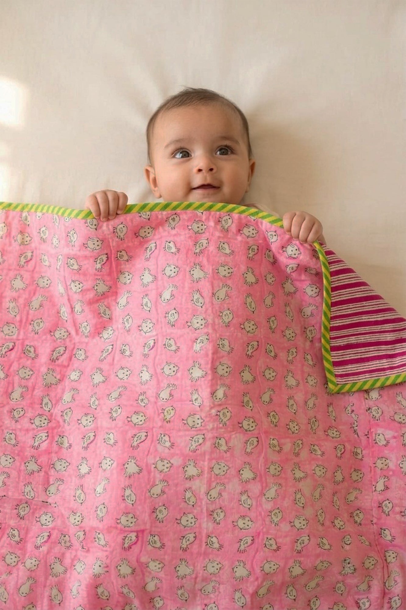 Chirpy Pink Kids Dohar