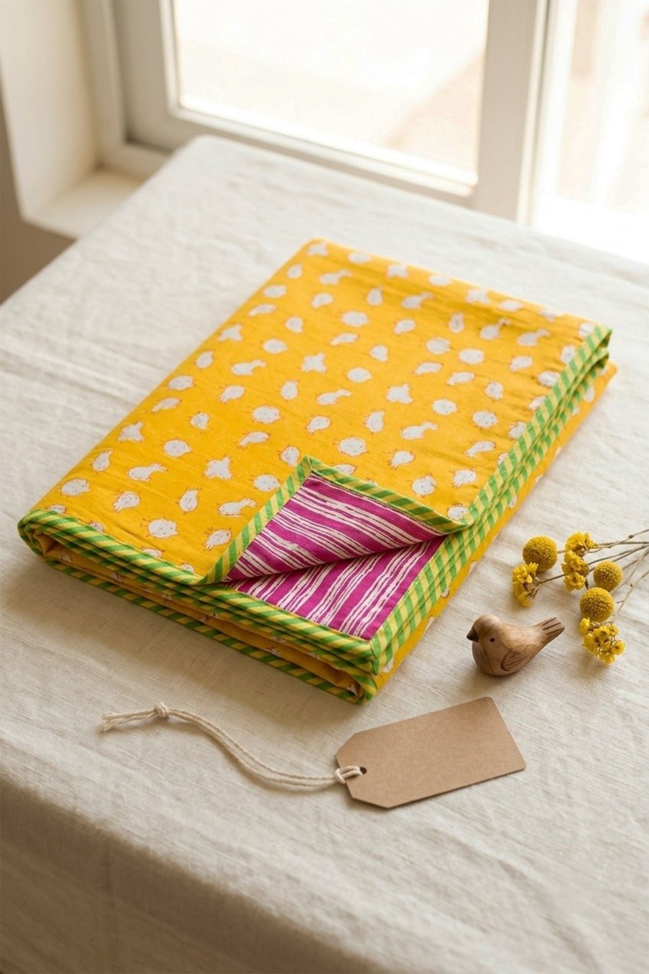 Chirpy Yellow Kids Dohar