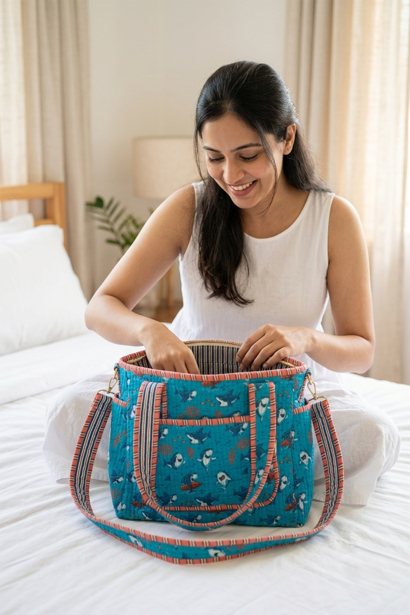 Blue Dolphin Multifunctional Bag