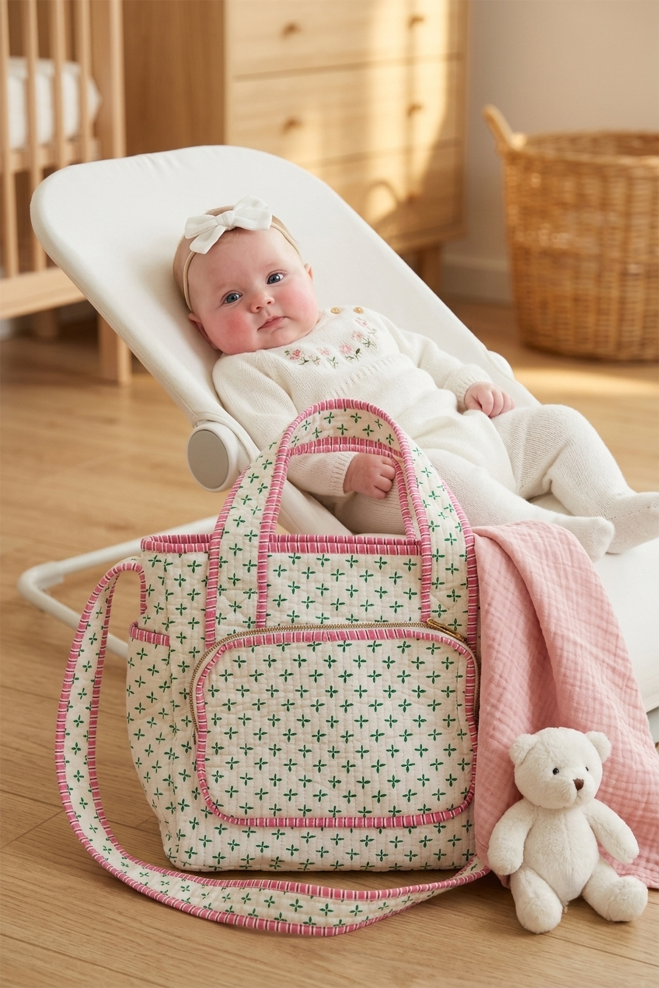Mosaic Tile Green Multifunctional Bag