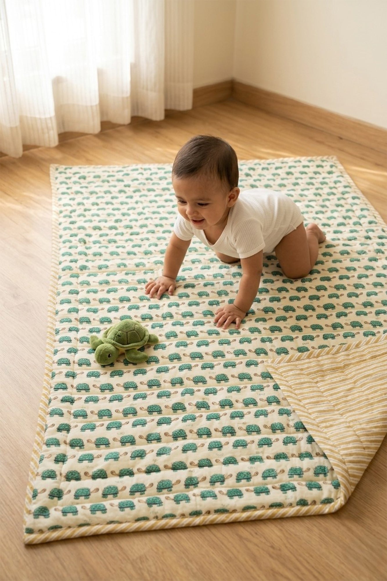 Tortoise Baby Quilt