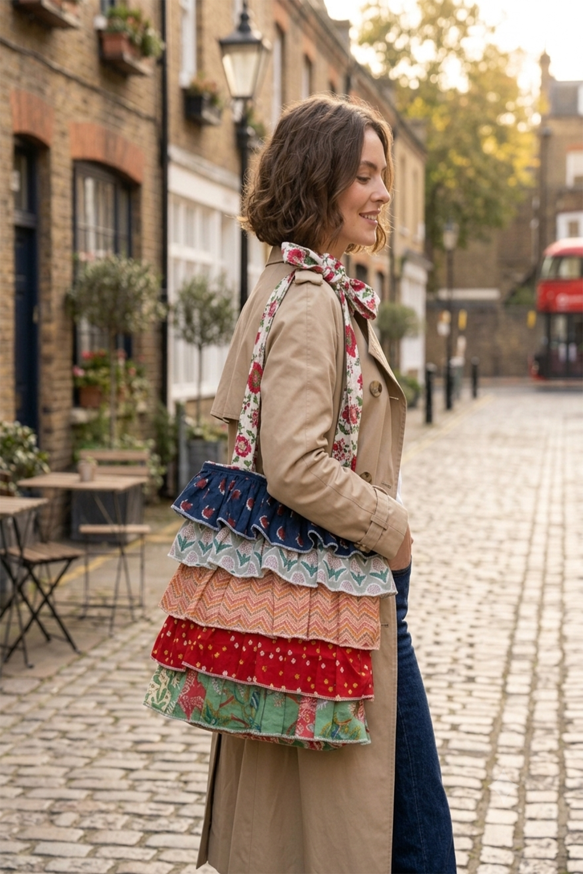 Multi Frill Tote Bag