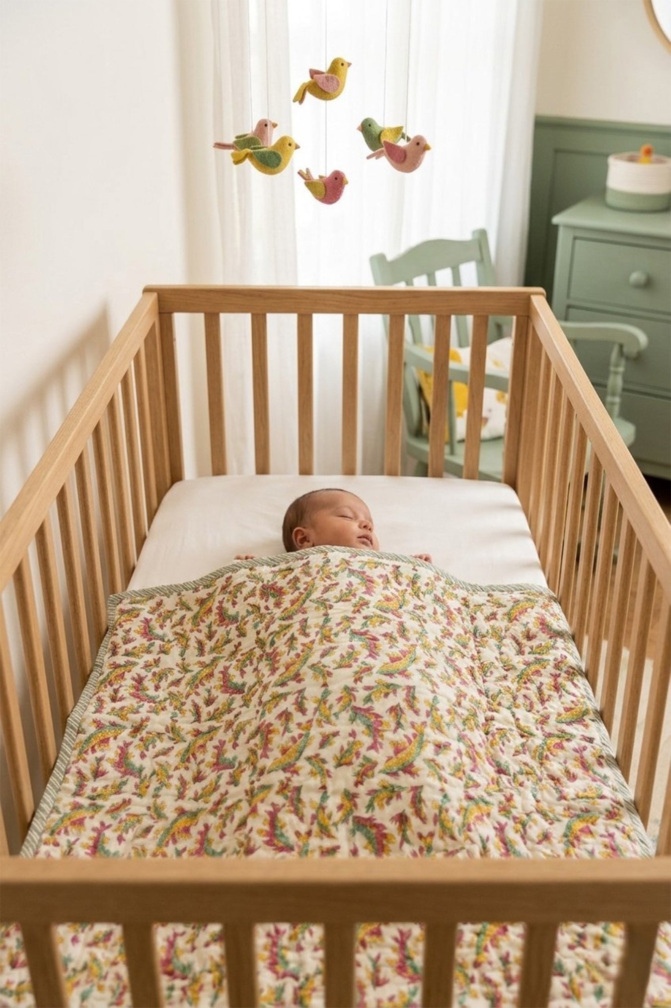Fish Multicolor Baby Quilt