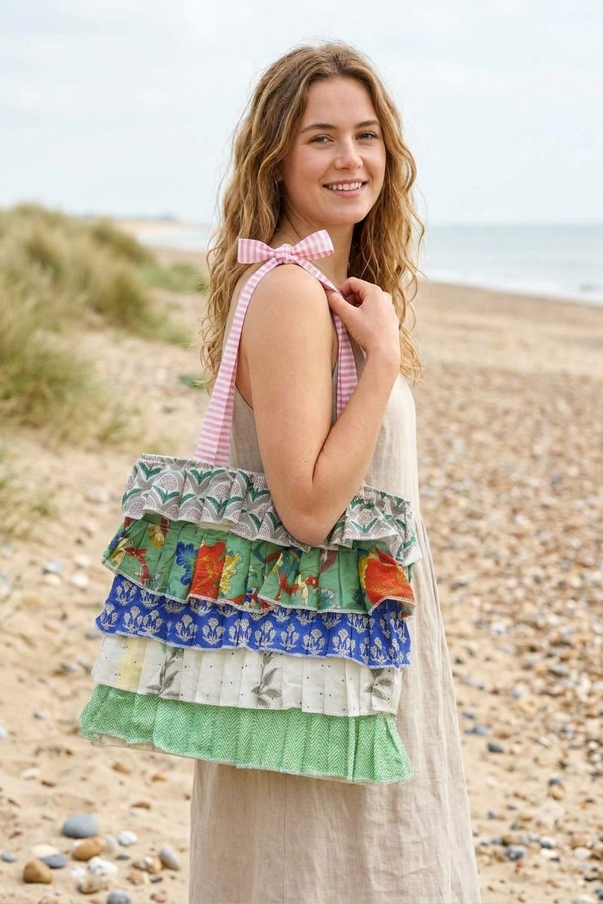 Multi Frill Tote Bag