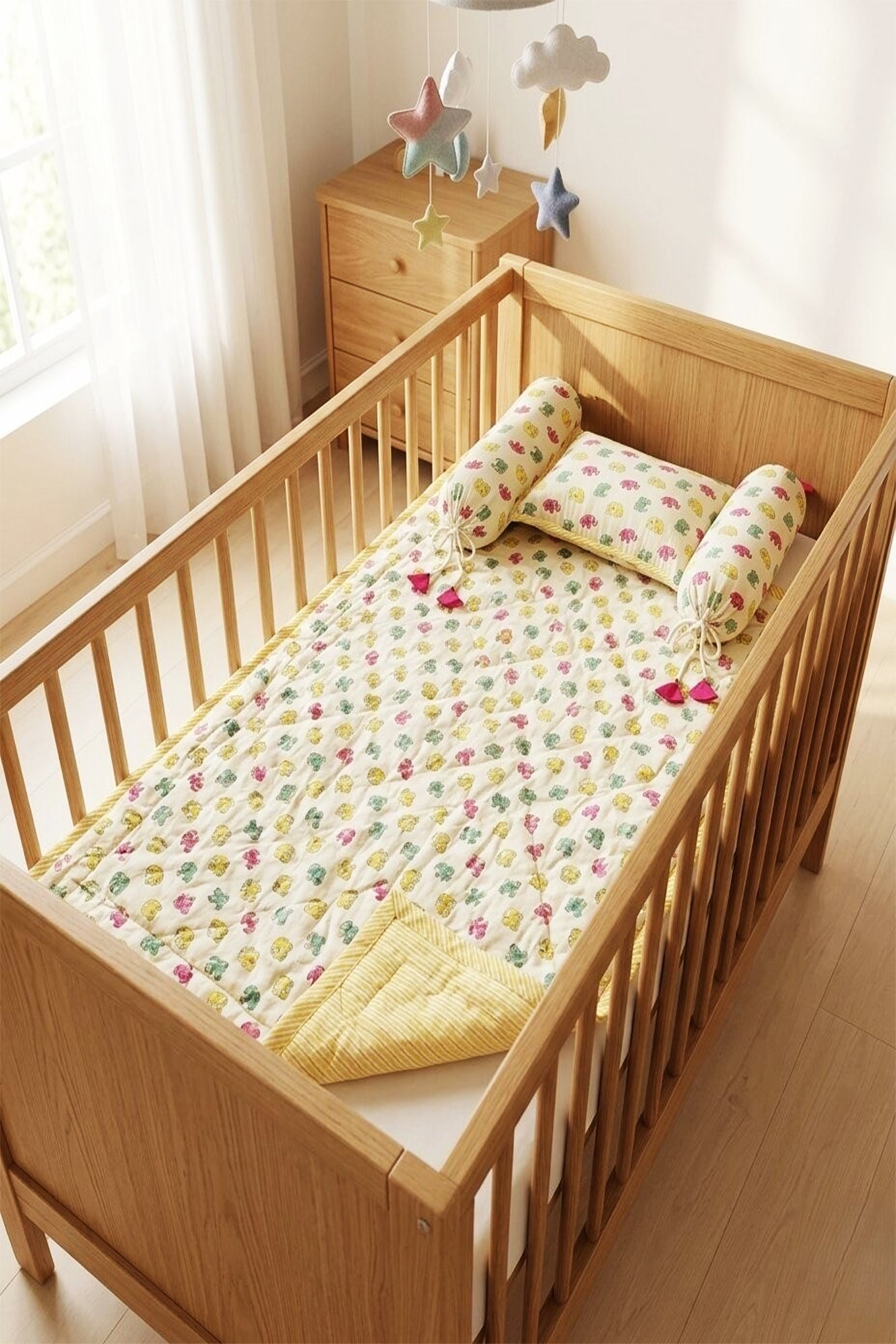 Multi Elephant Bed Set