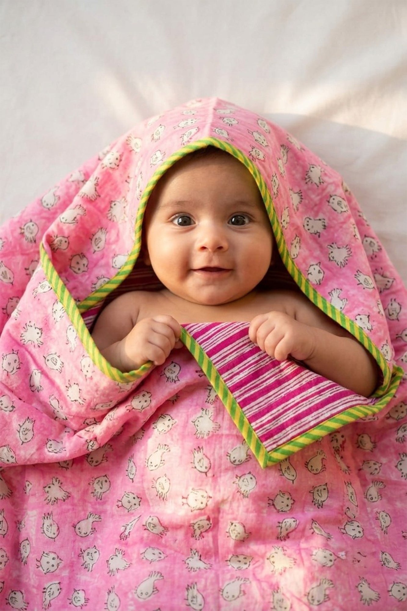 Chirpy Pink Kids Dohar