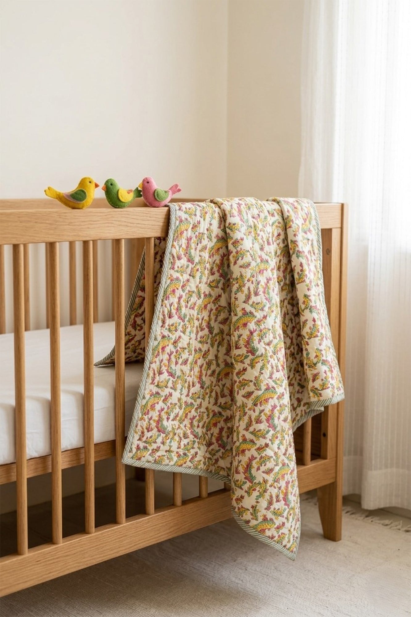 Fish Multicolor Baby Quilt