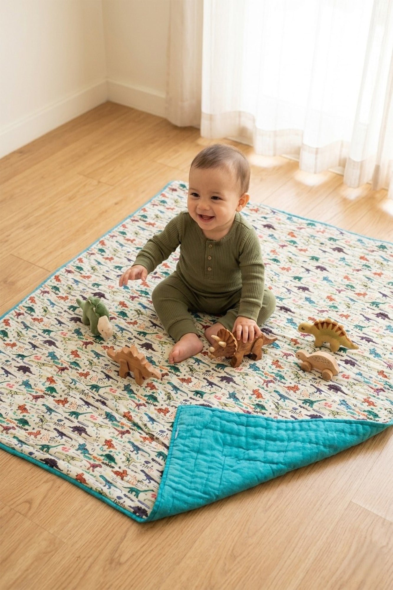 Dinosaur Baby Quilt