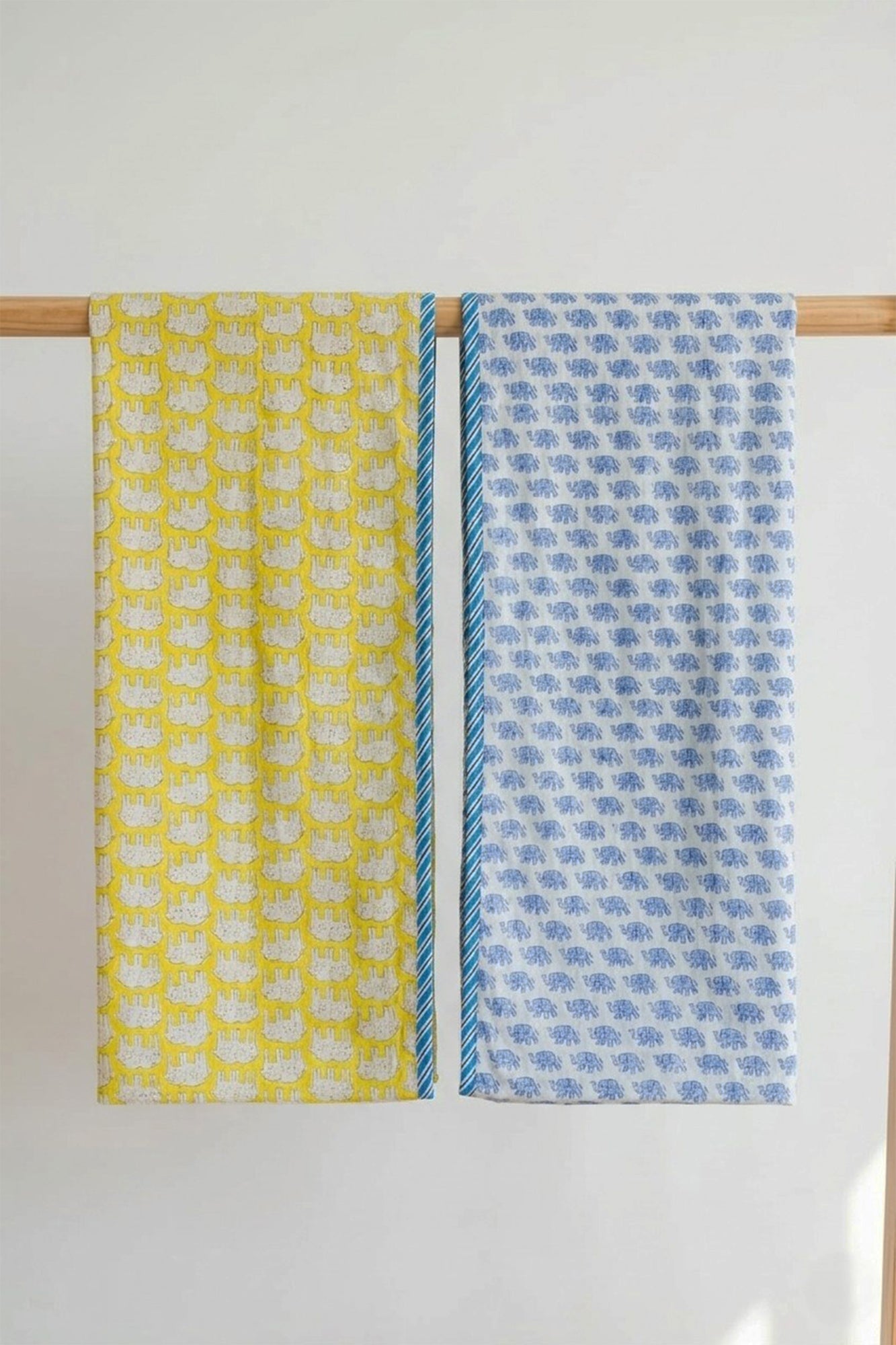 Tiny Trunky Swaddle Pair