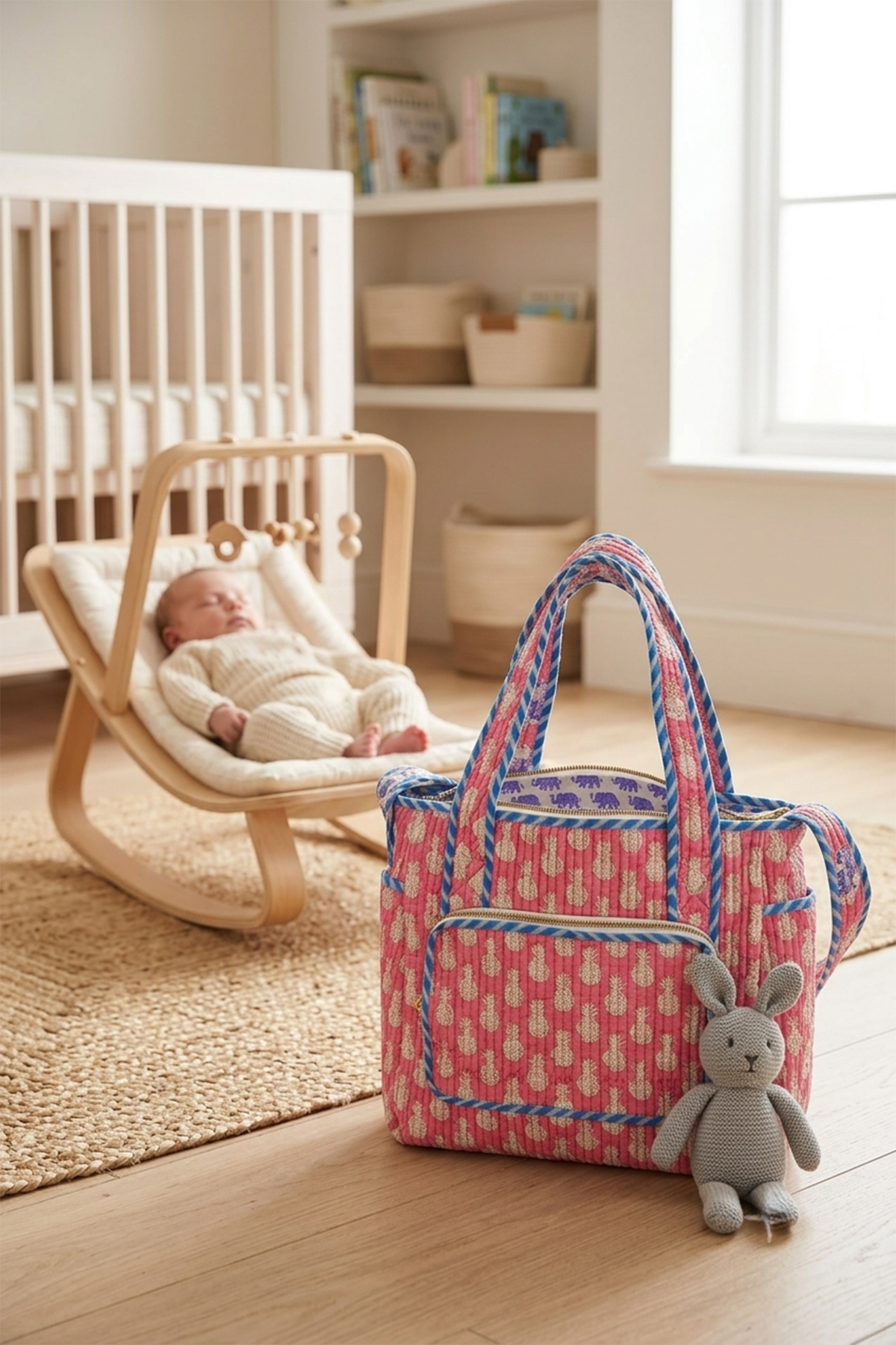 Pink Pine Multifunctional Bag