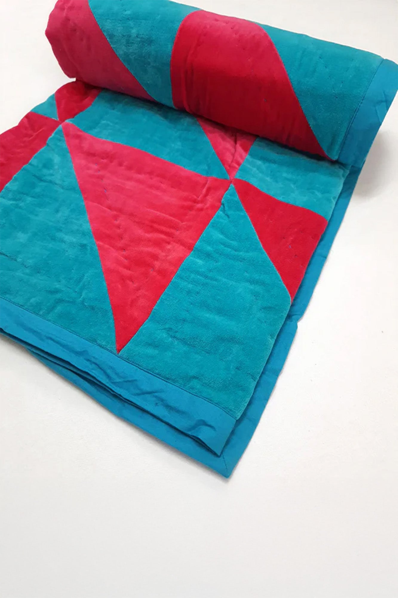Baby Quilt-Velvet Patch Work