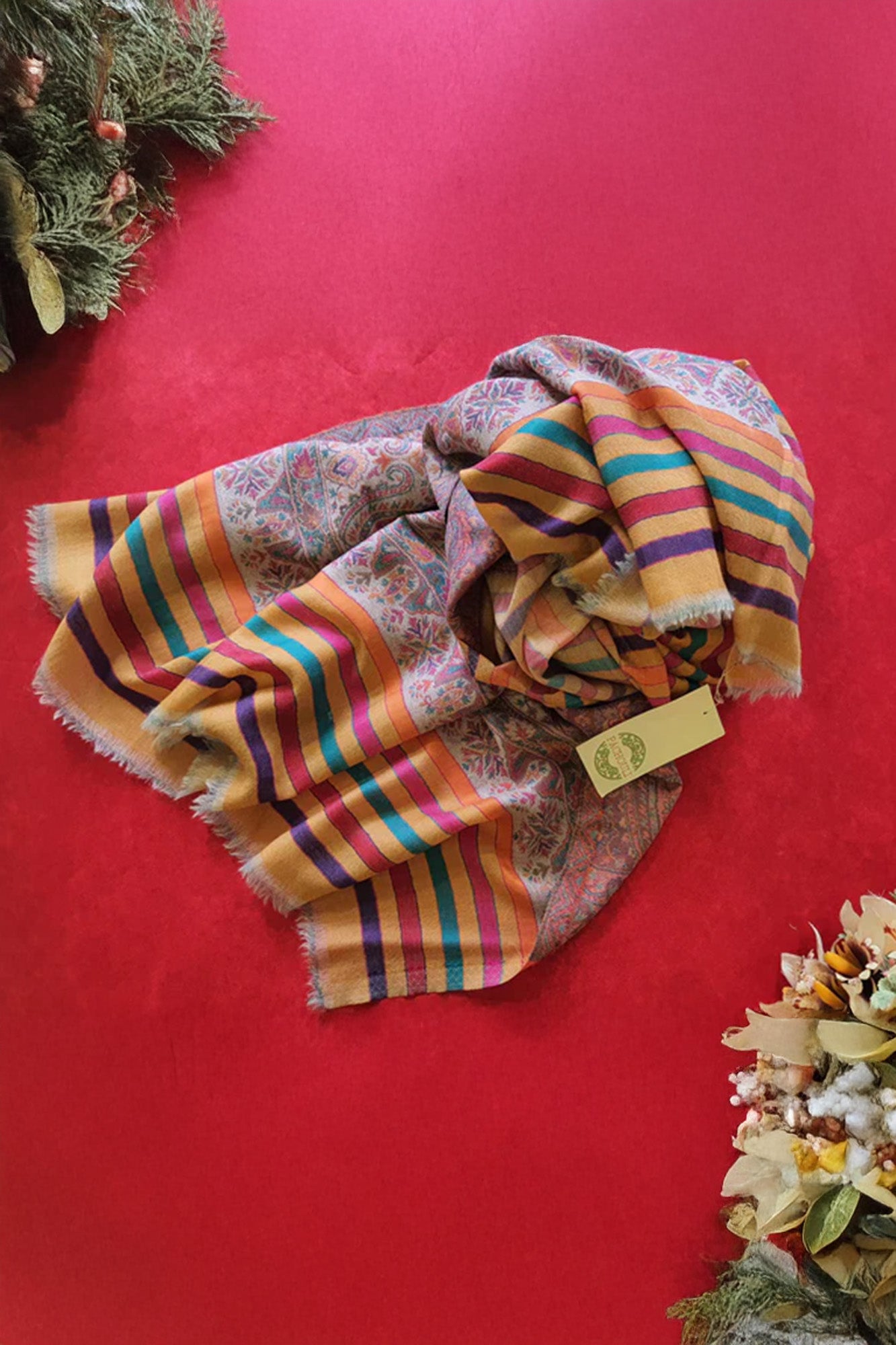 Pashmina Kani Woven Shawl