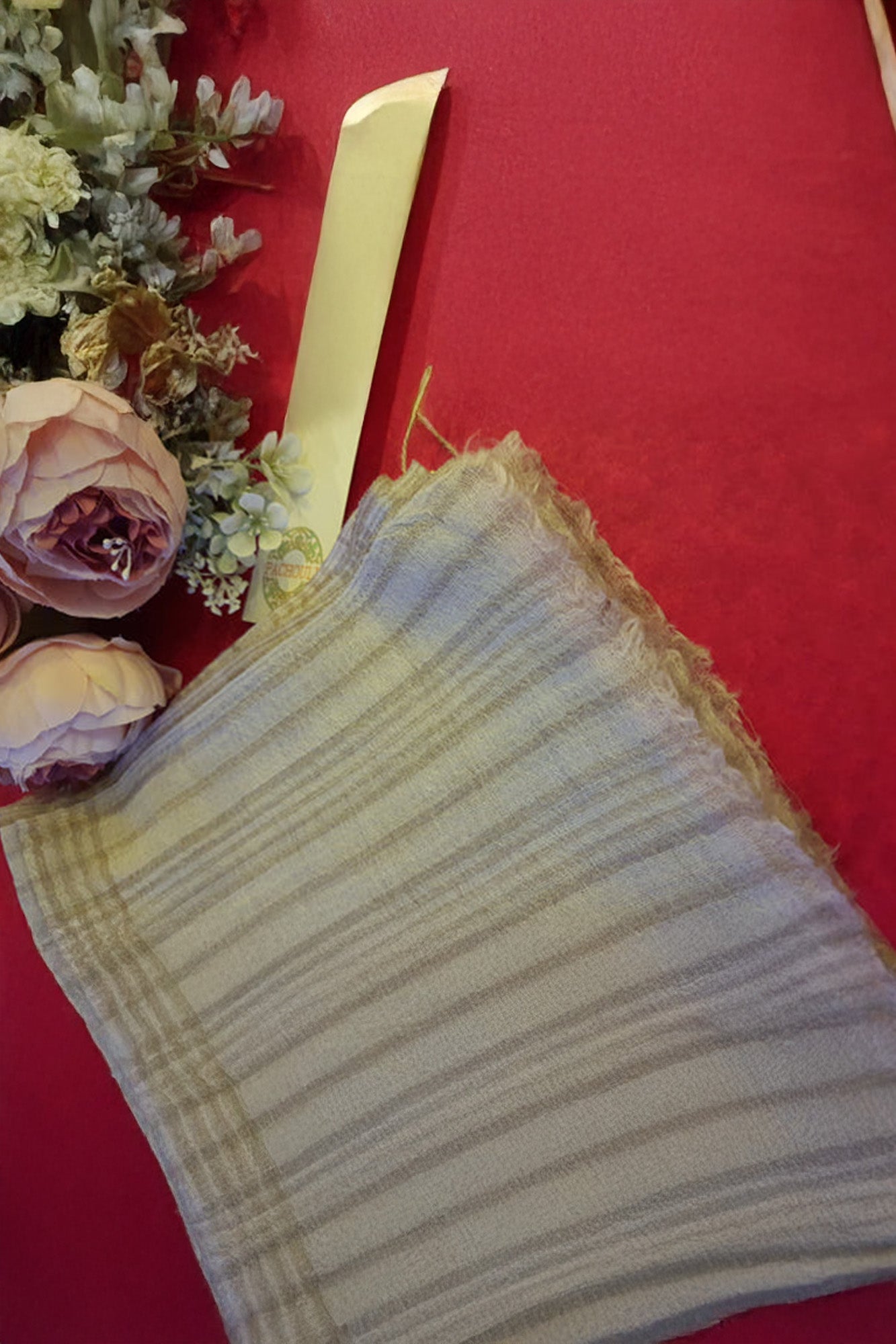Pashmina Khadi Self Textured
