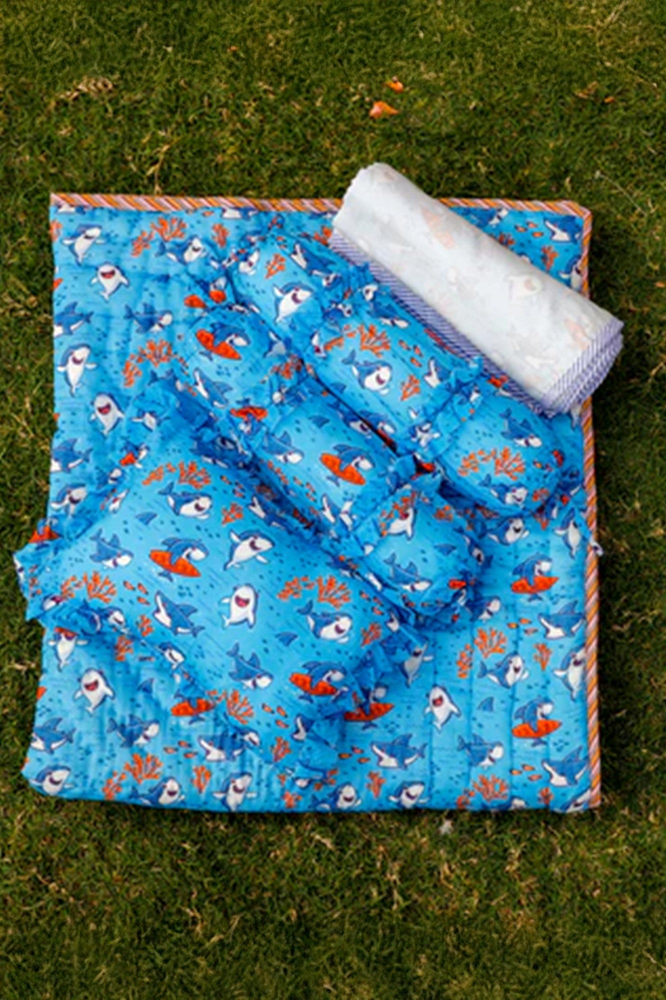 Bed Set Infant Dolphin Blue