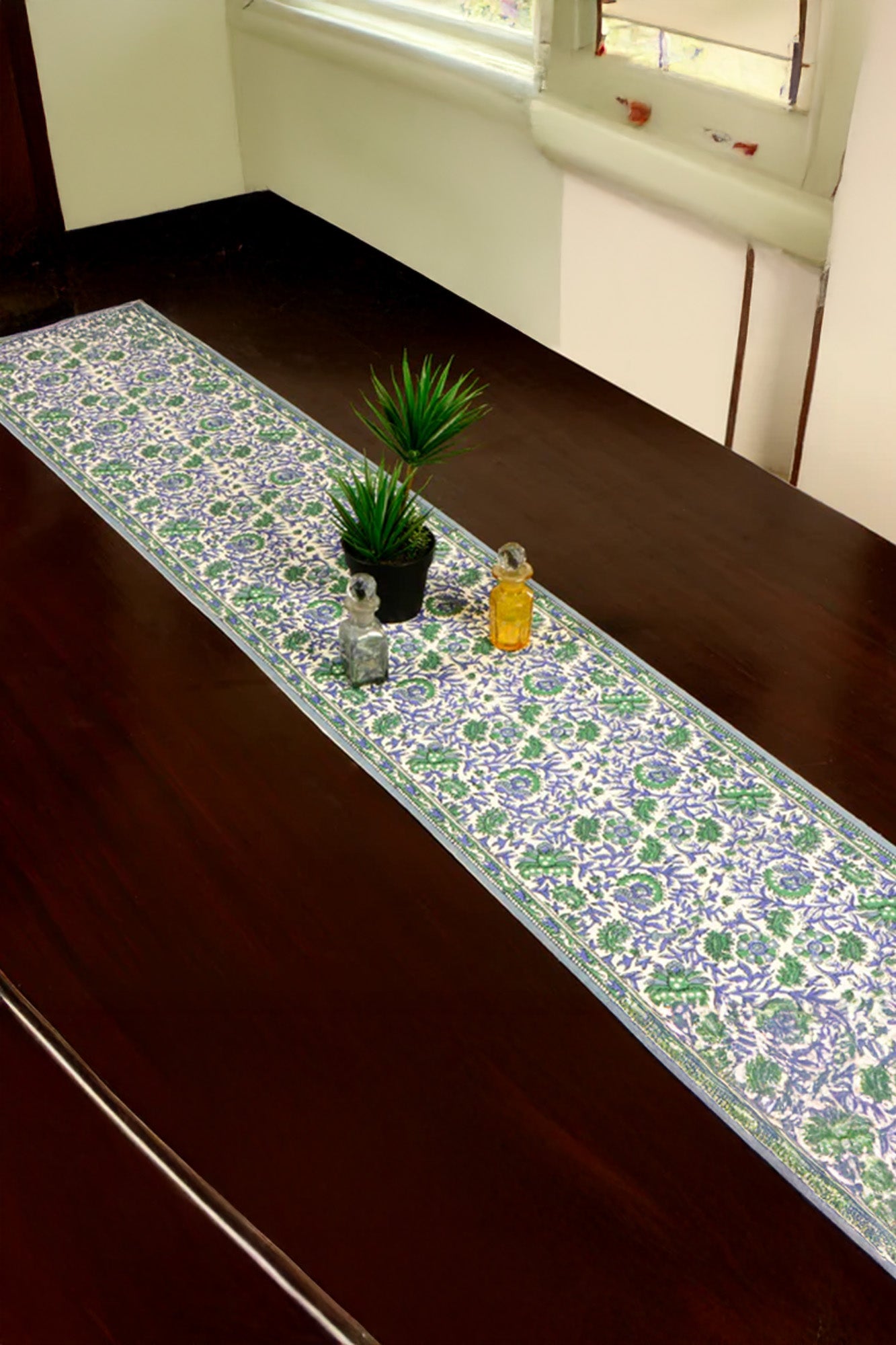 Green/Blue Jaal - Runner