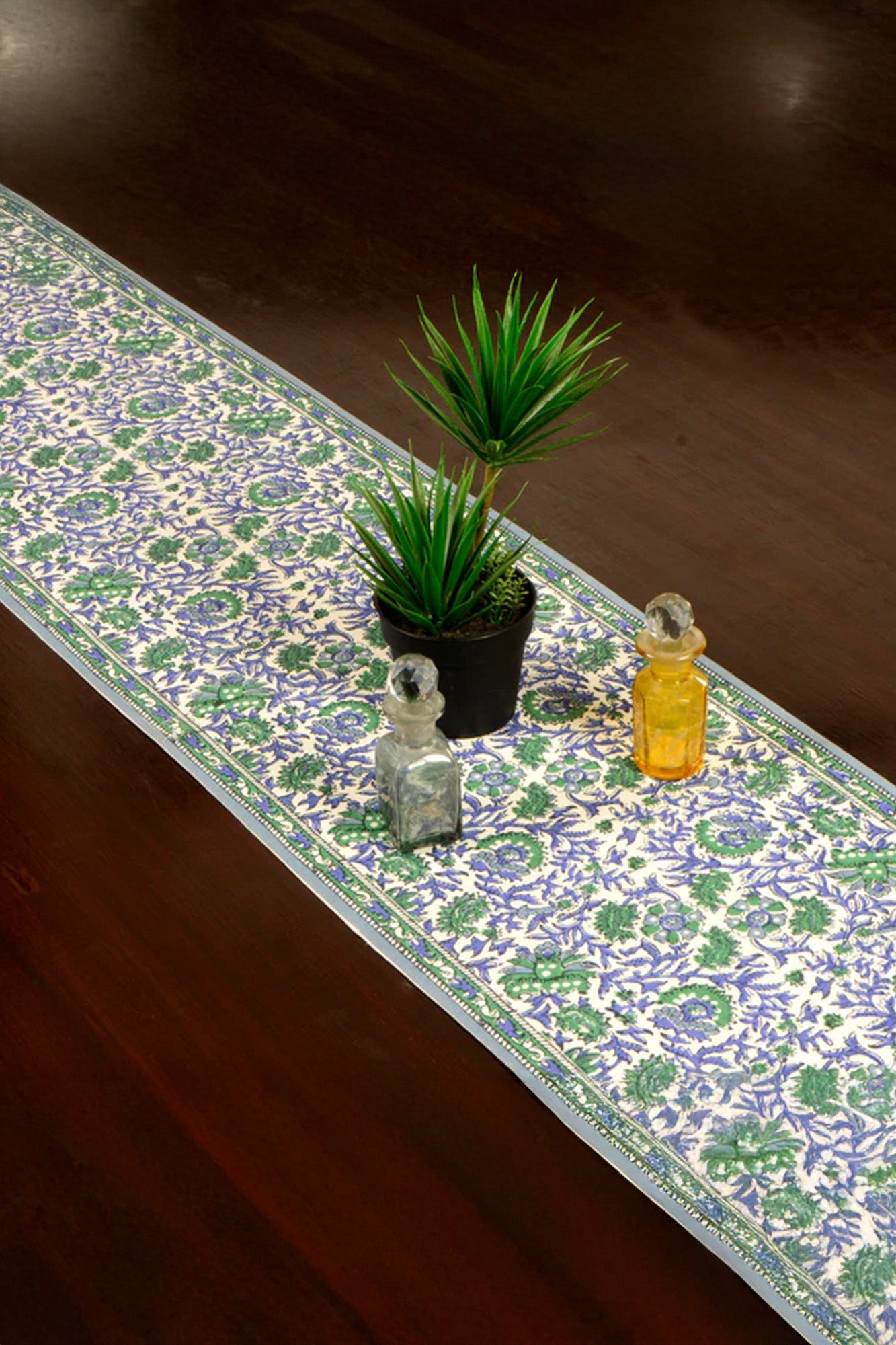 Green/Blue Jaal - Runner