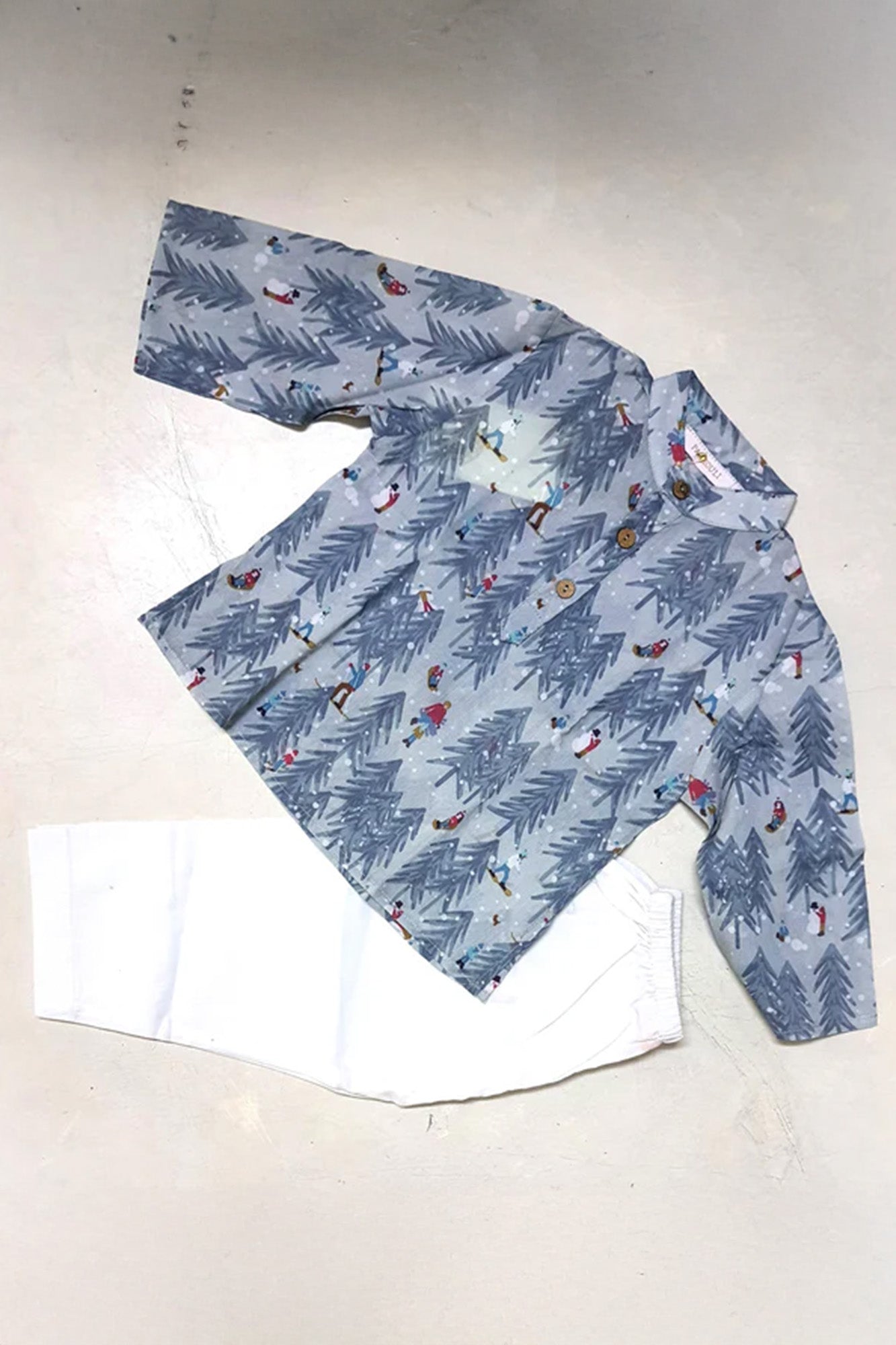 Kurta Pajama Set Infant Boy Christmas Tree