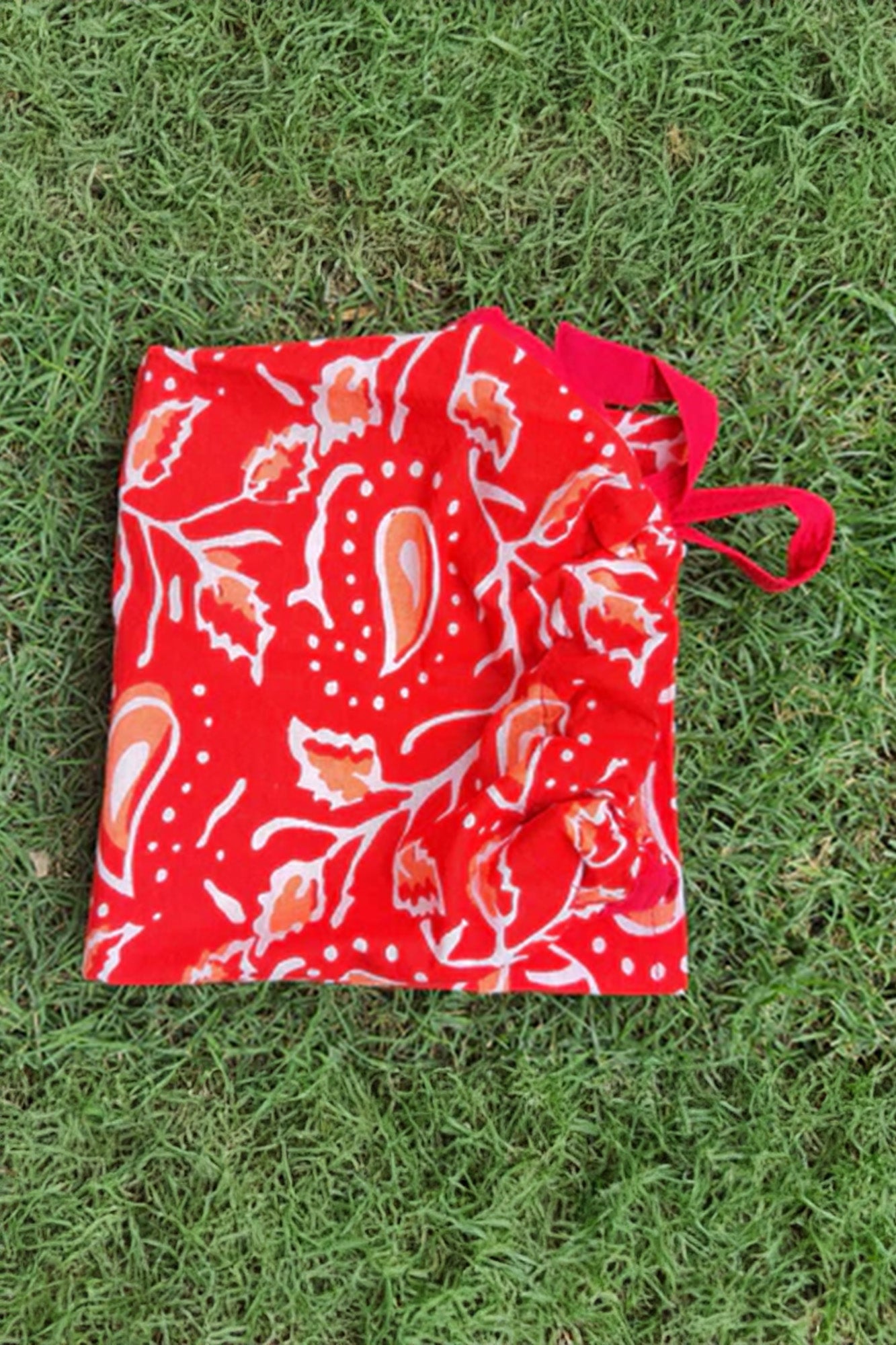 RED PAISLEY INFANT DORI TOP