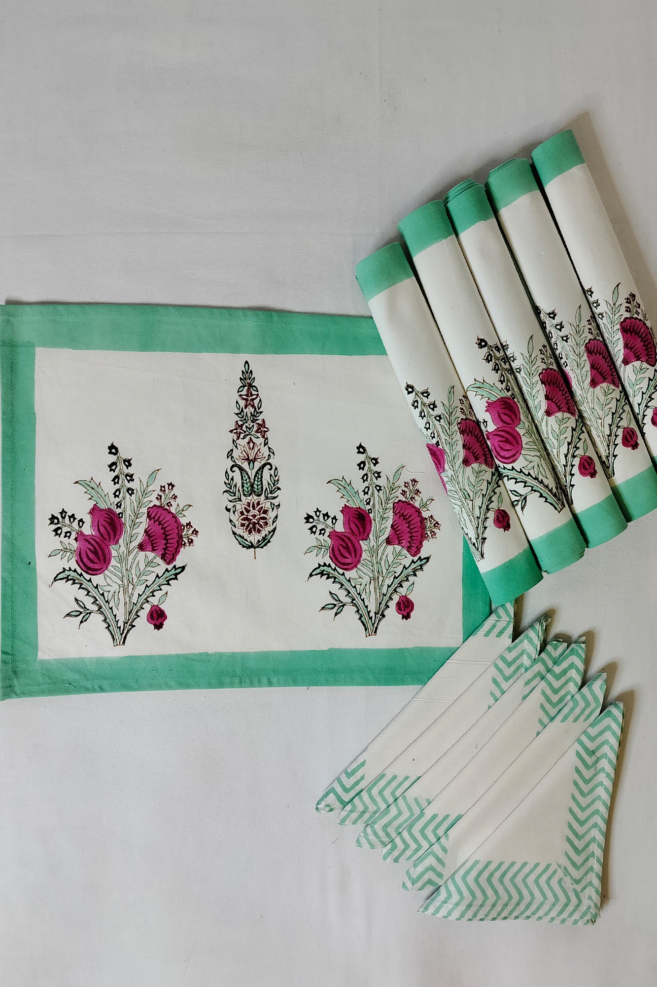Leafage blossom Placemat Set
