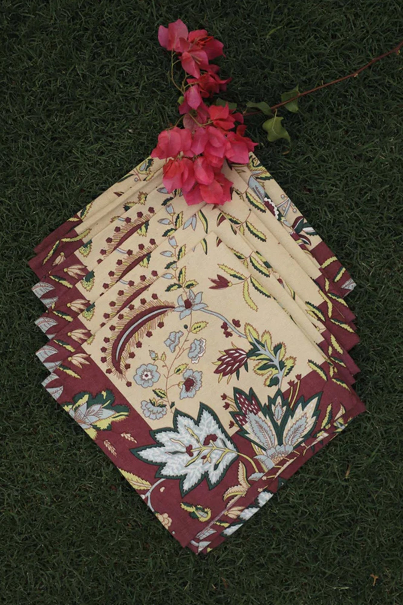 Napkin S/6 Tulip Rust