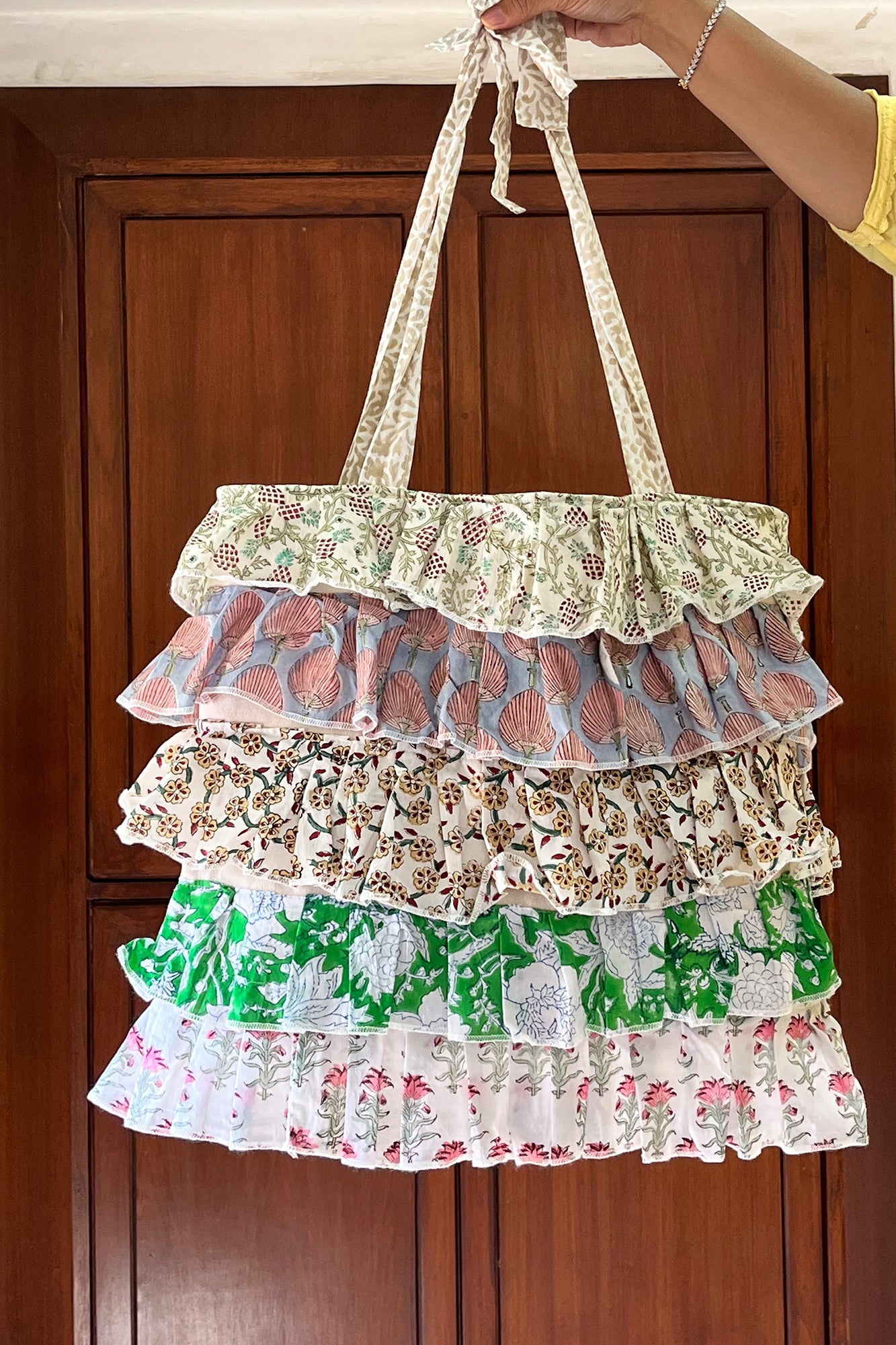 Multi Frill Tote Bag