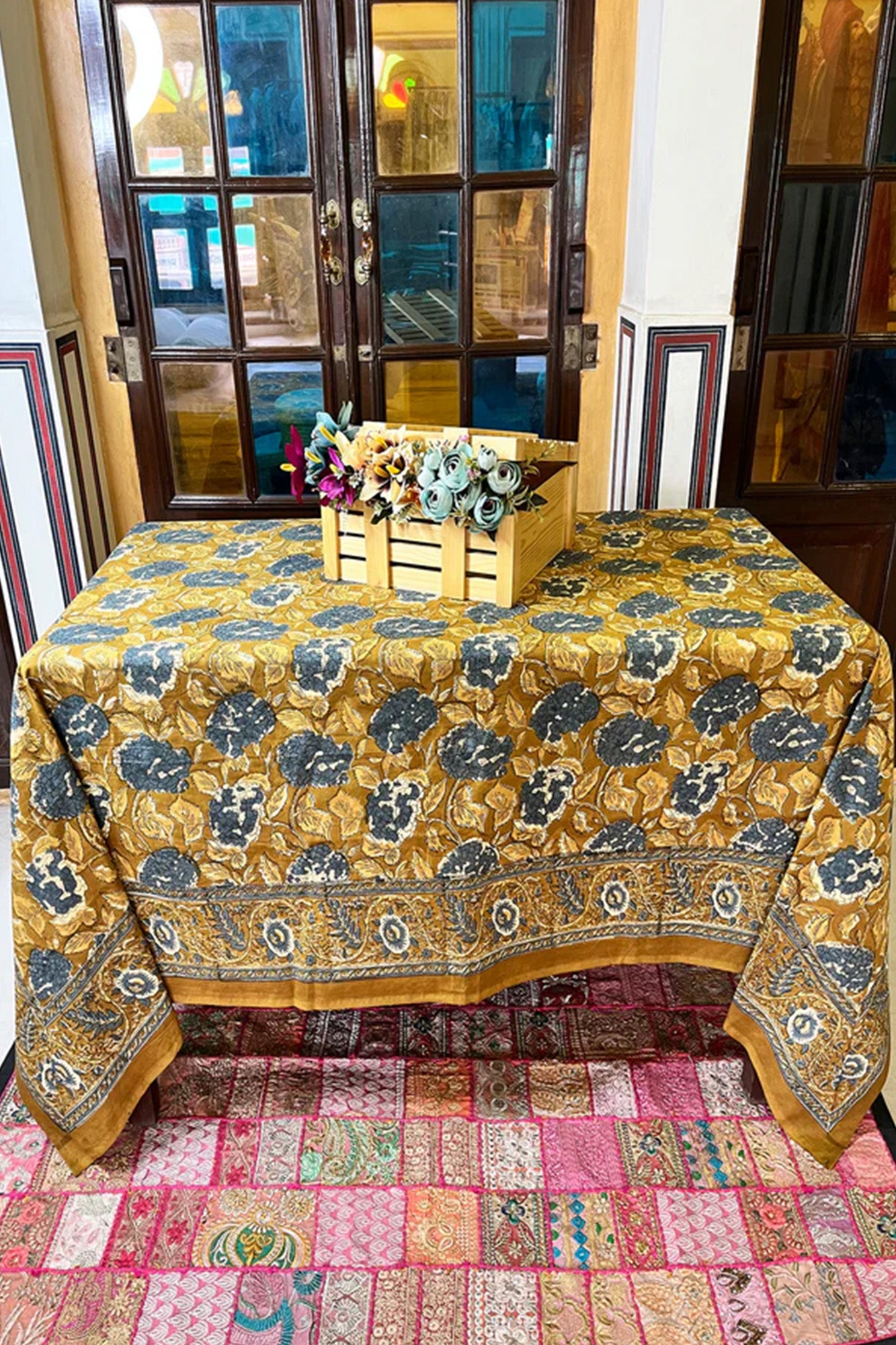Mustard Meadow Table Cover