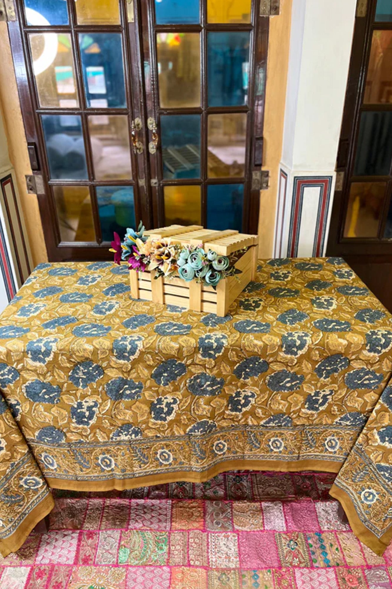 Mustard Meadow Table Cover