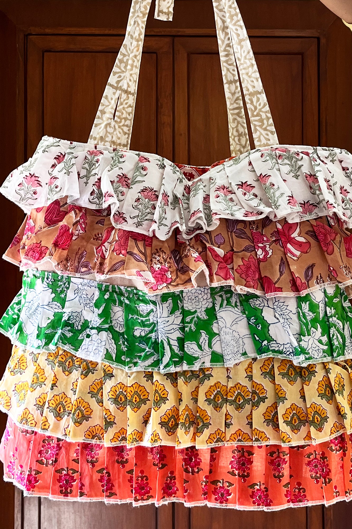 Multi Frill Tote Bag