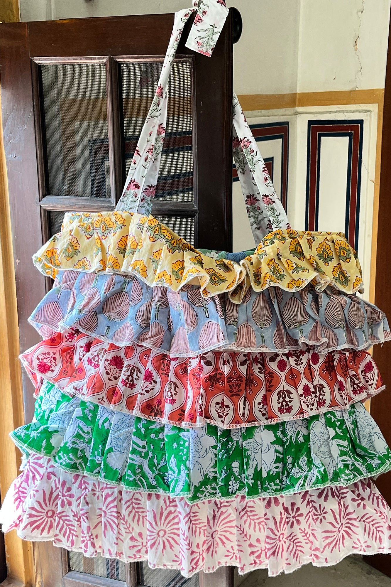 Multi Frill Tote Bag