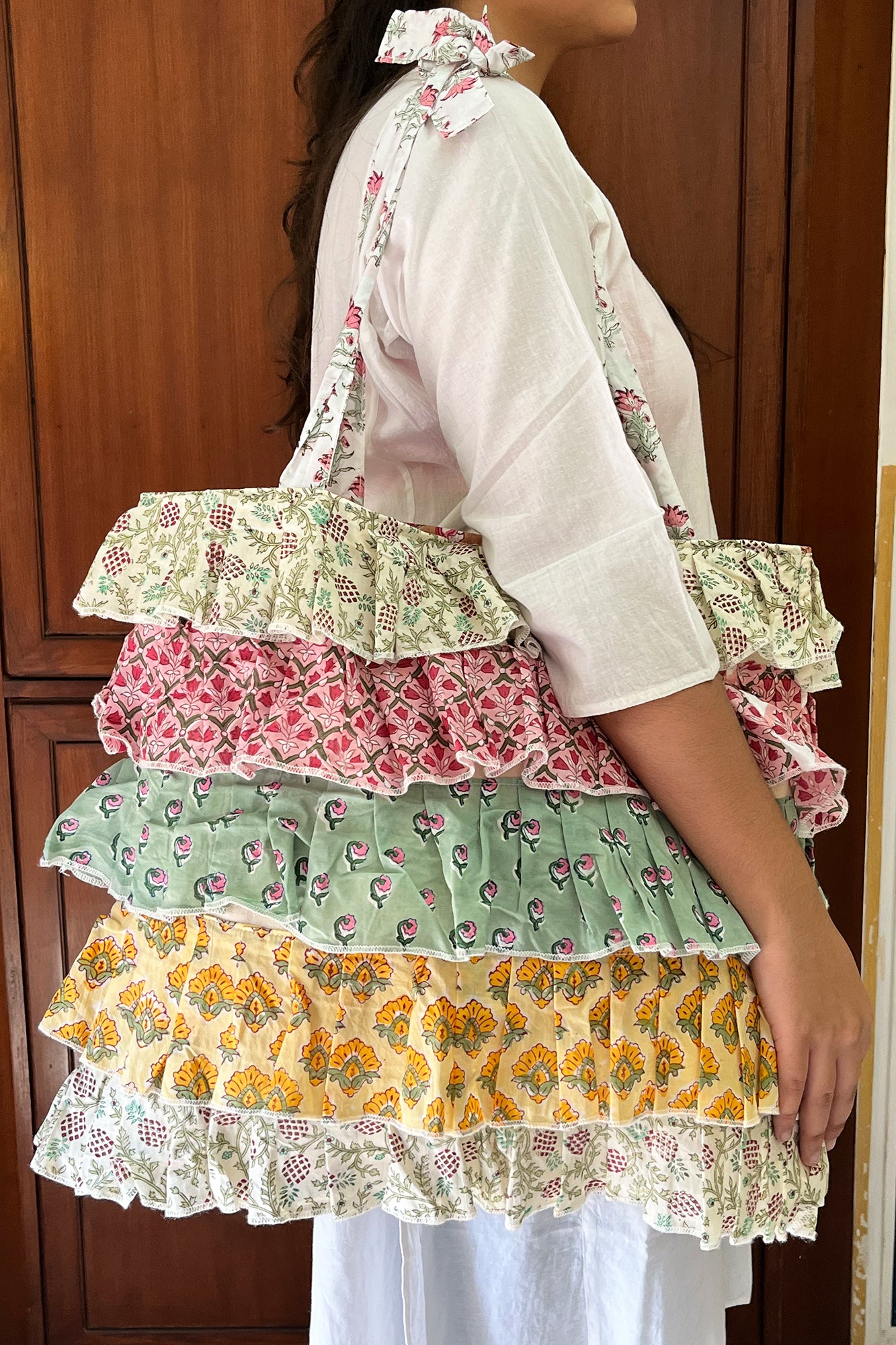 Multi Frill Tote Bag