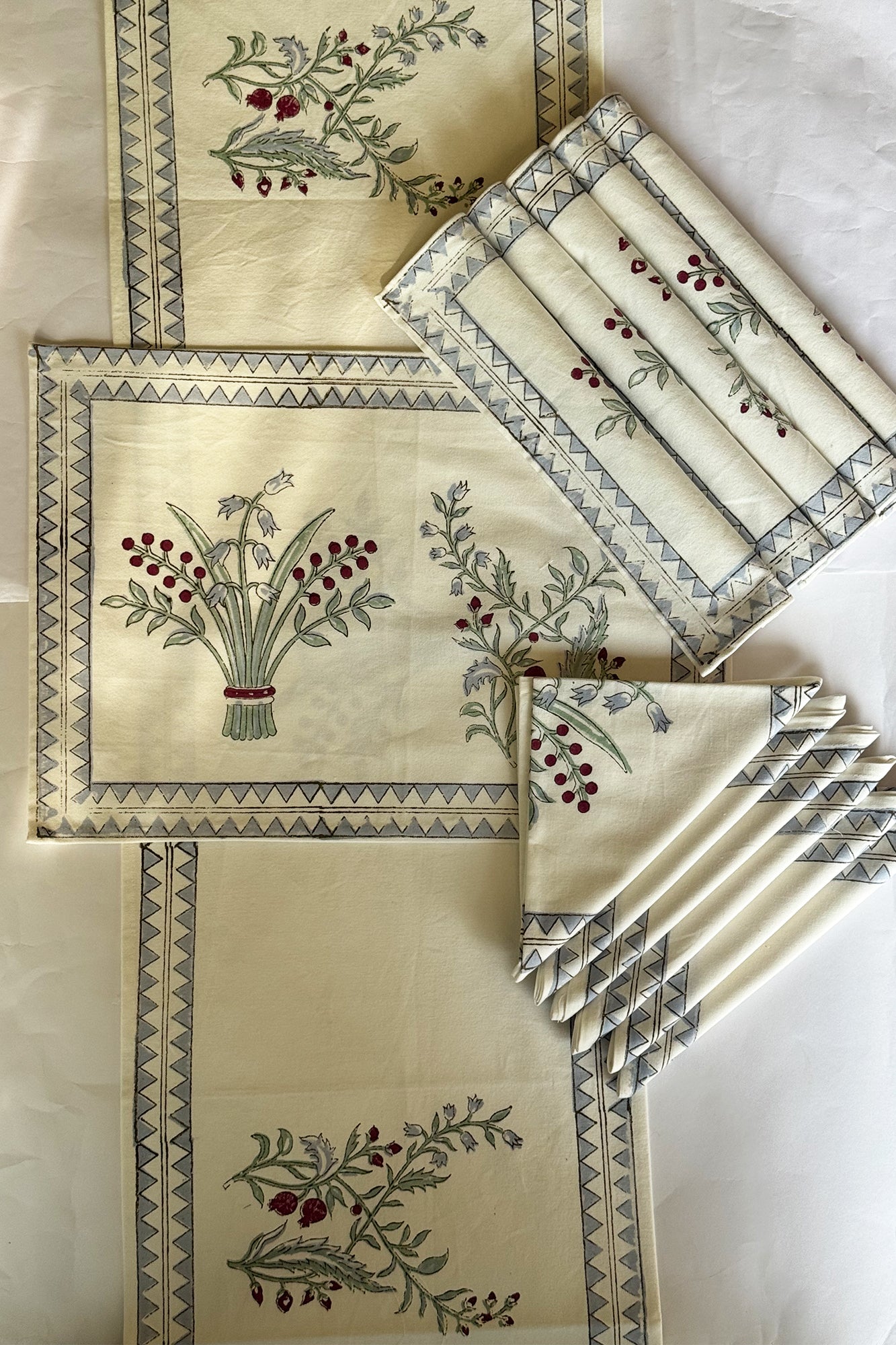 Pomegranate Jaal Placemat Set of 13