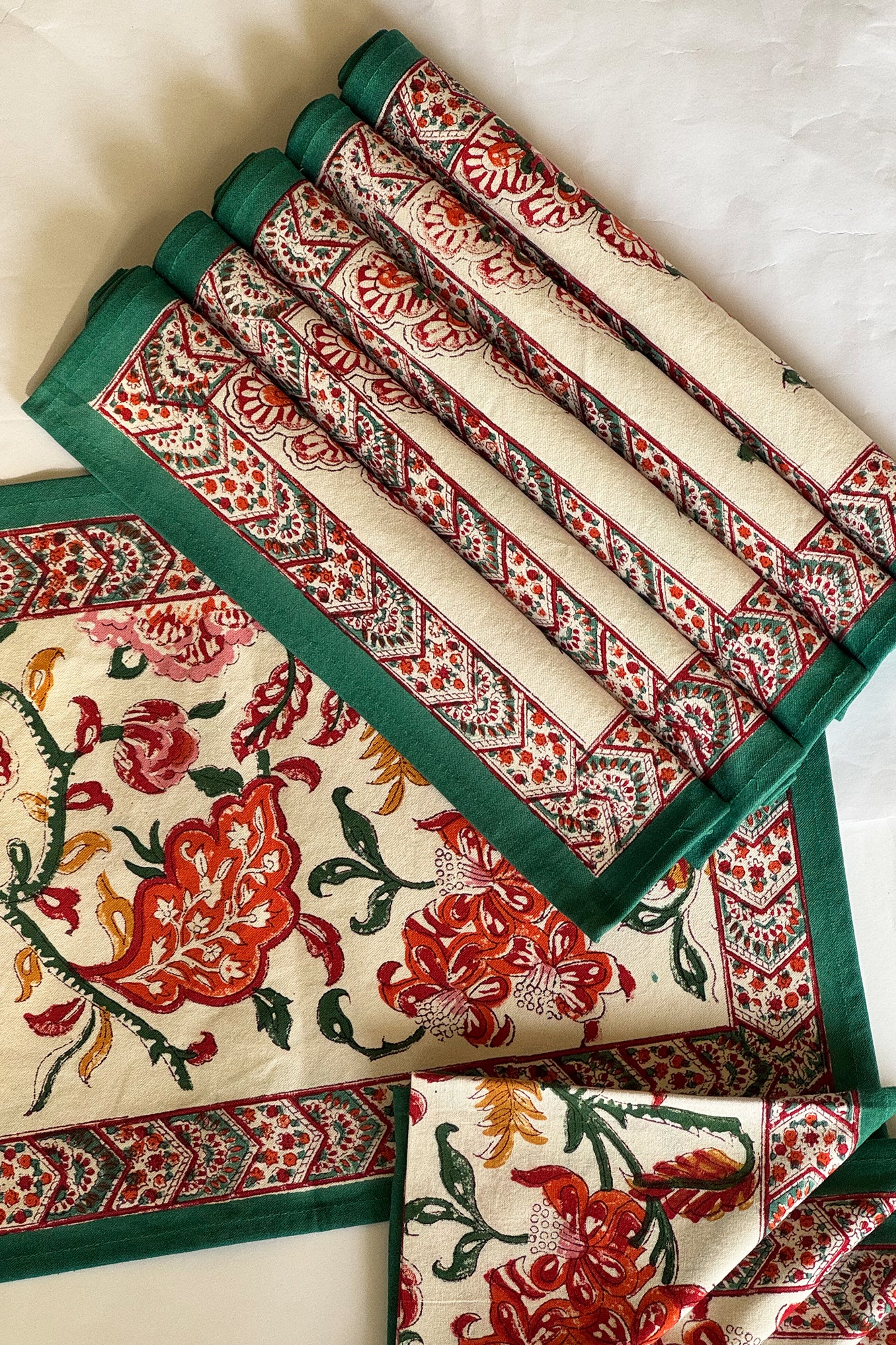 The Crimson Vine Placemat Set of 12